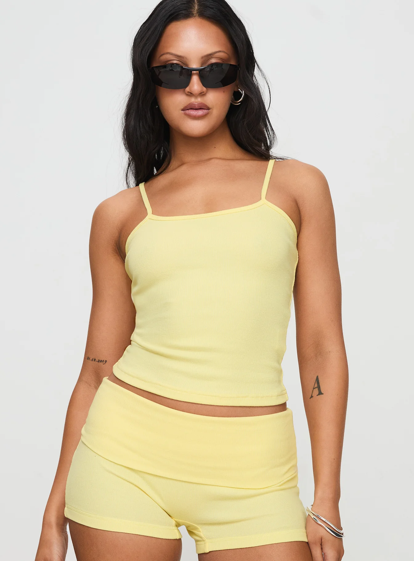 Baseline Rib Top Yellow - Image 2