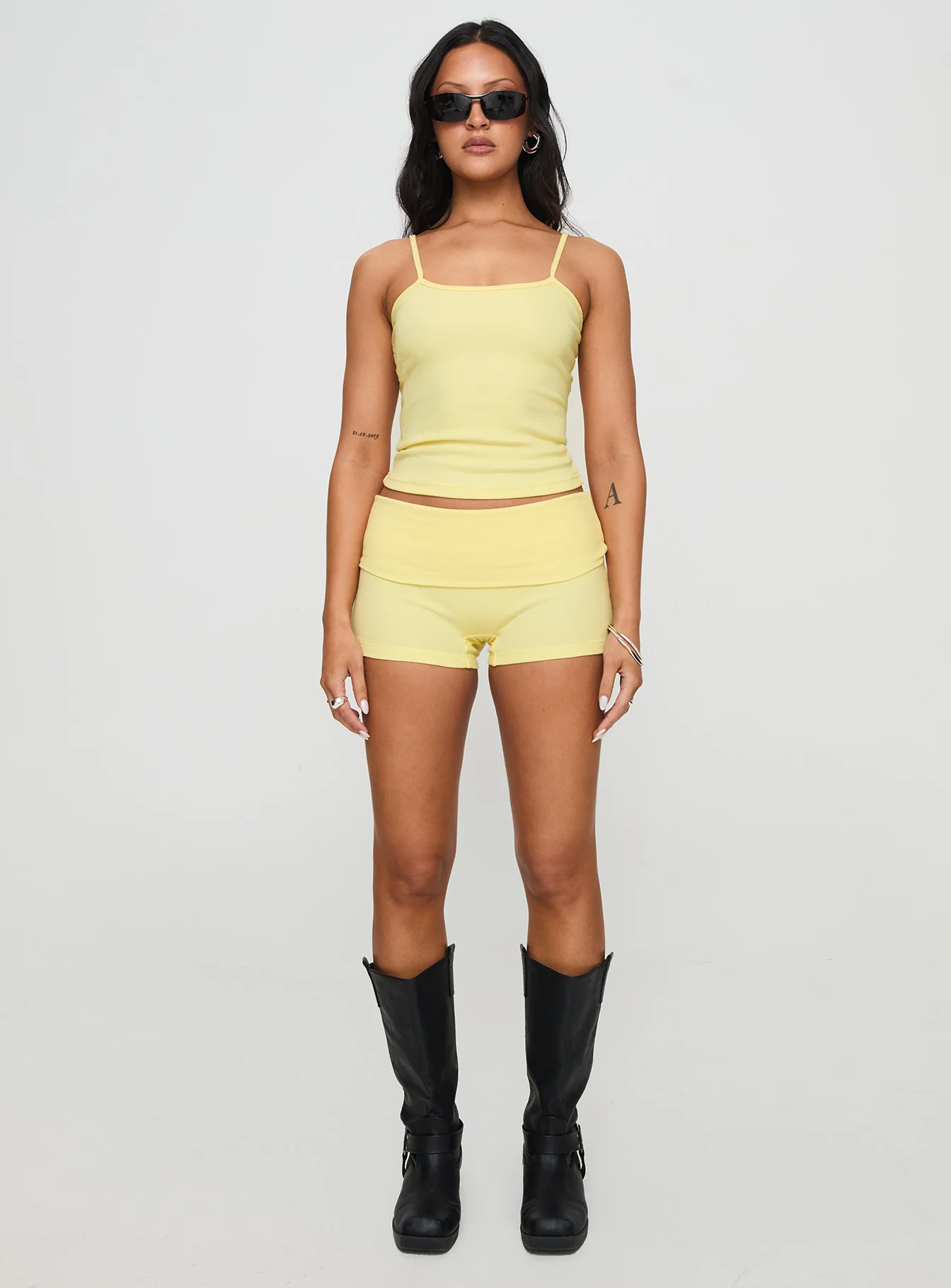 Baseline Rib Top Yellow - Image 7