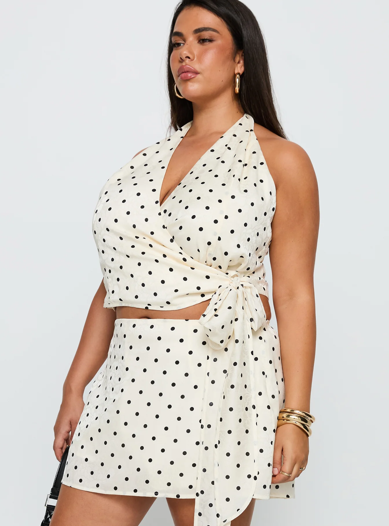 Beffanie Halter Wrap Set Polka Dot Curve - Image 4