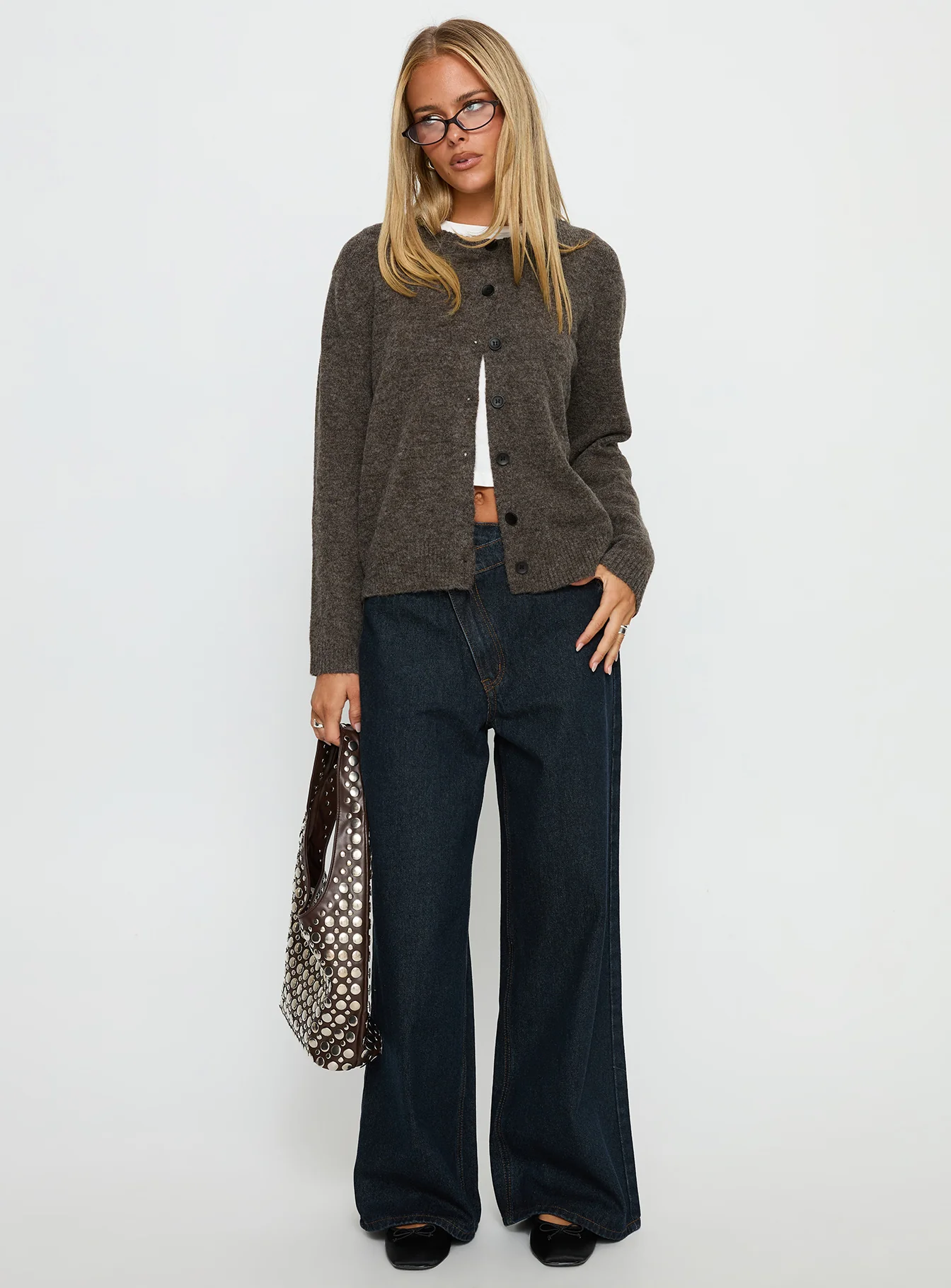 Better Than Fiction Cardigan Mocha - Image 3
