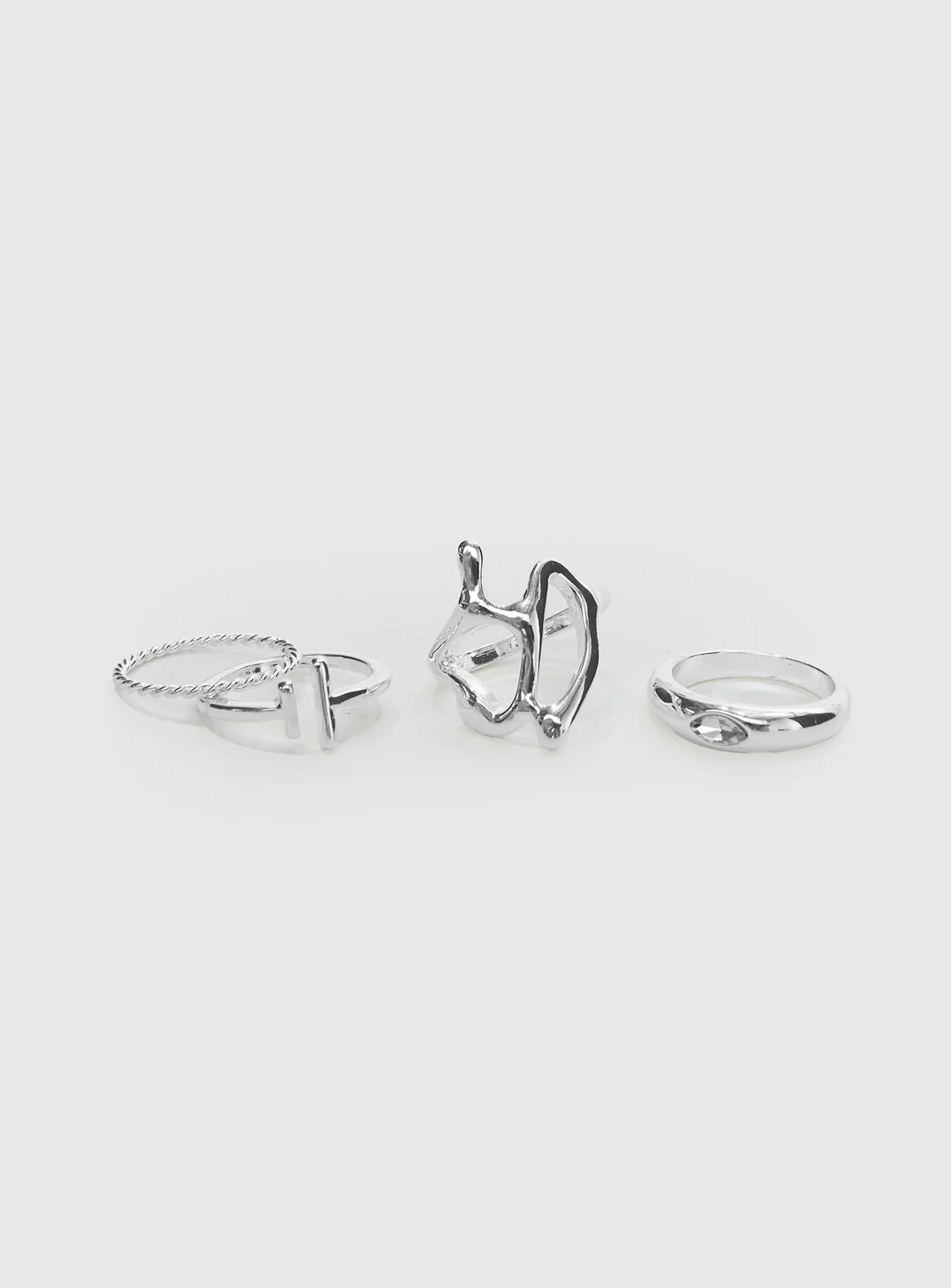 Better Together Ring Set Silver - Image 2