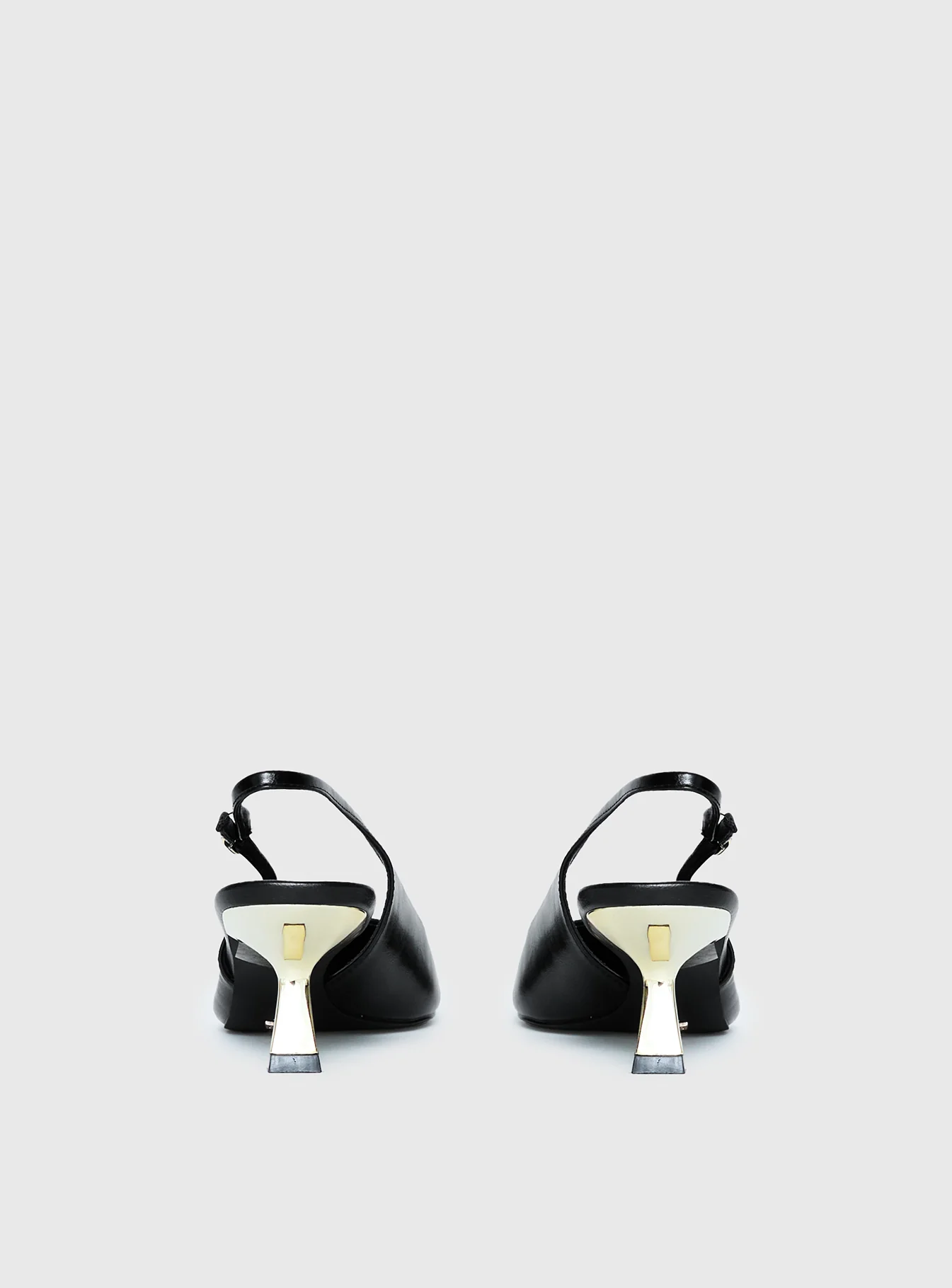 Billini Anaya Pointed Toe Heels Black / Gold - Image 4