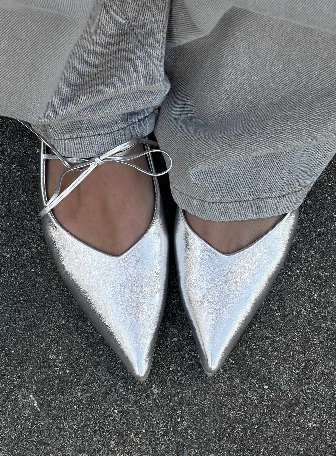 Billini Haruna Ballet Flats Silver Metallic - Image 5