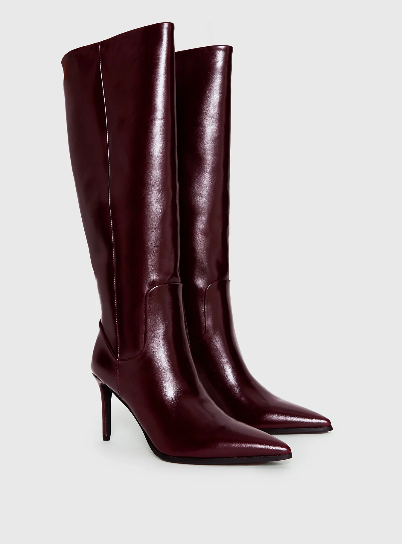 Billini Yasma Knee High Boots Berry Shine - Image 3