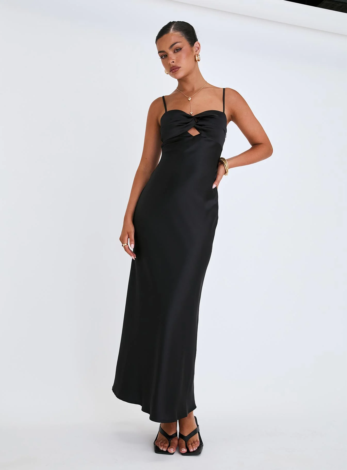 Blackthorn Maxi Dress Black - Image 8