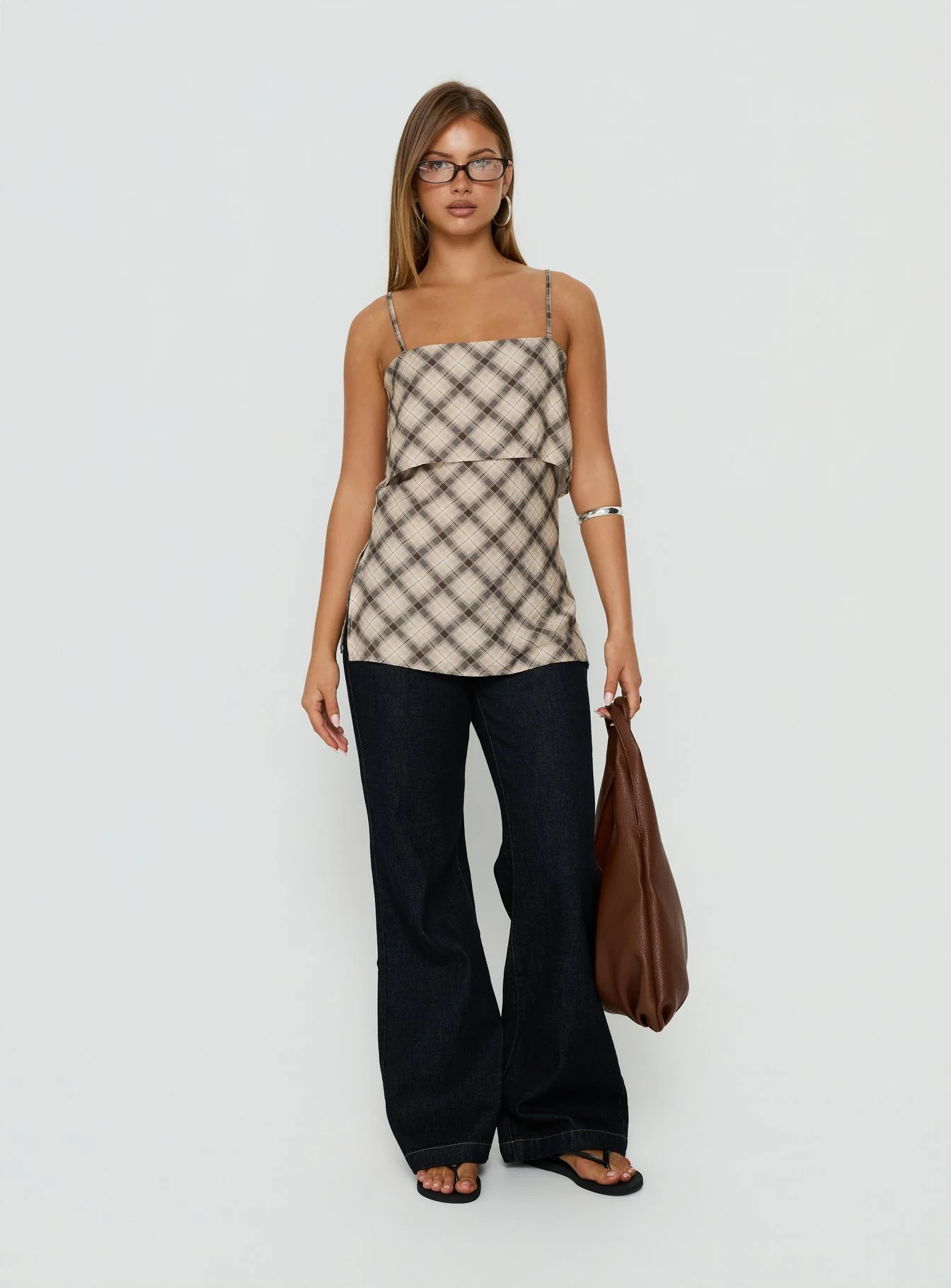 Blush Baby Flowy Cami Top Check - Image 3