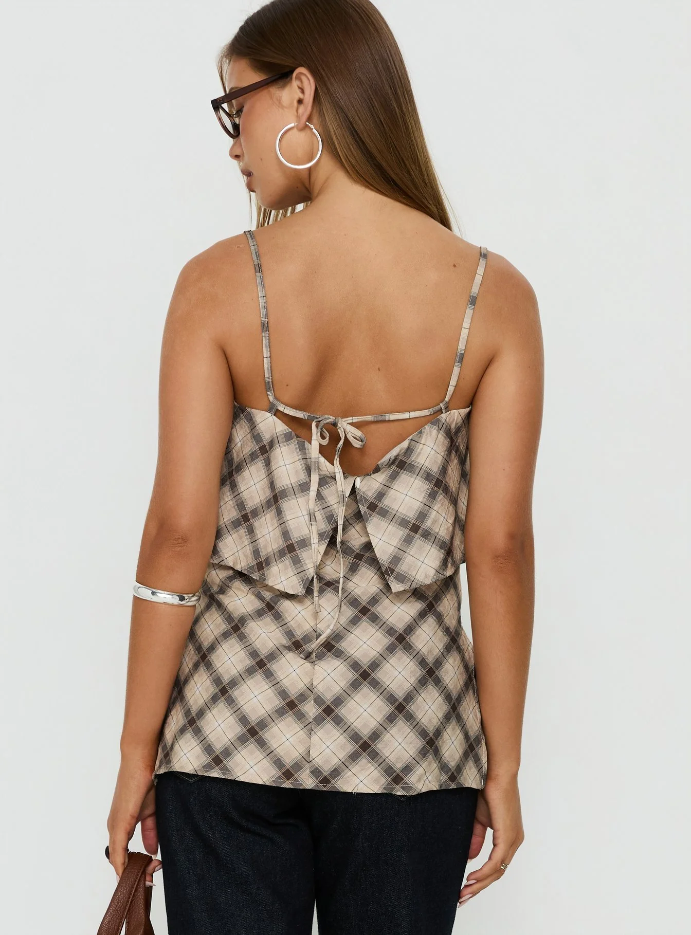 Blush Baby Flowy Cami Top Check - Image 5