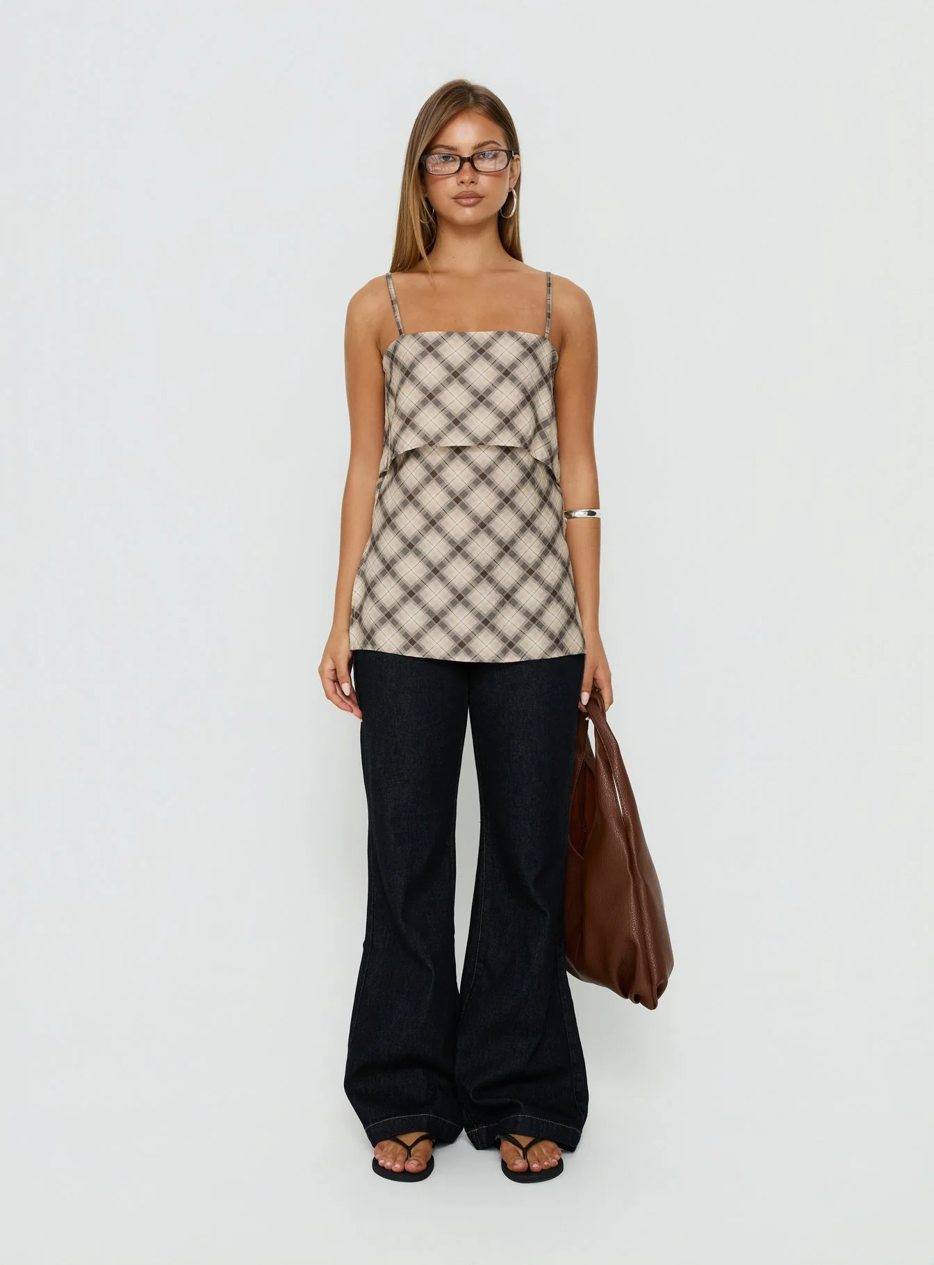 Blush Baby Flowy Cami Top Check - Image 8