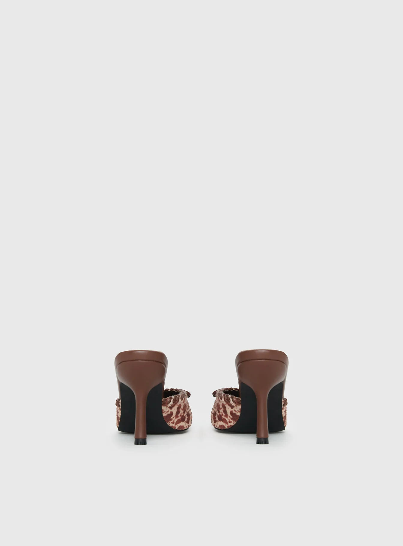 Boardroom Pointed Toe Heels Caramel Cow - Image 4