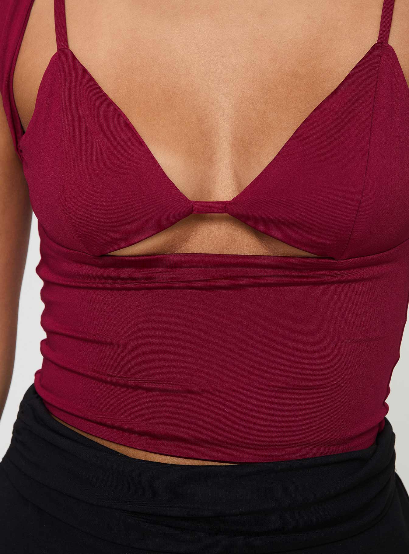 Bolden Top Burgundy - Image 5