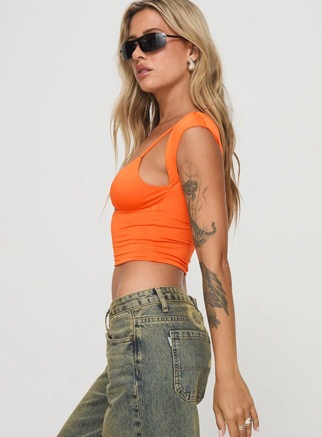Bolden Top Orange - Image 3