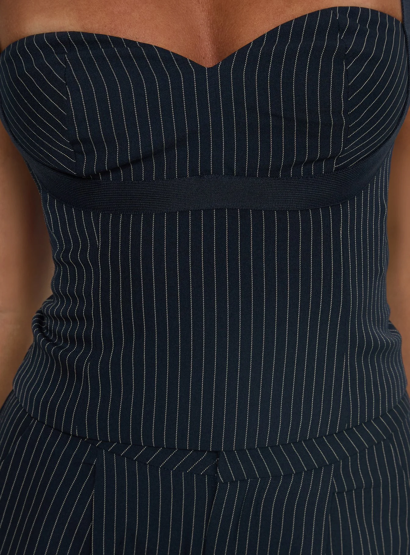 Briana Set Navy Pinstripe Petite - Image 6
