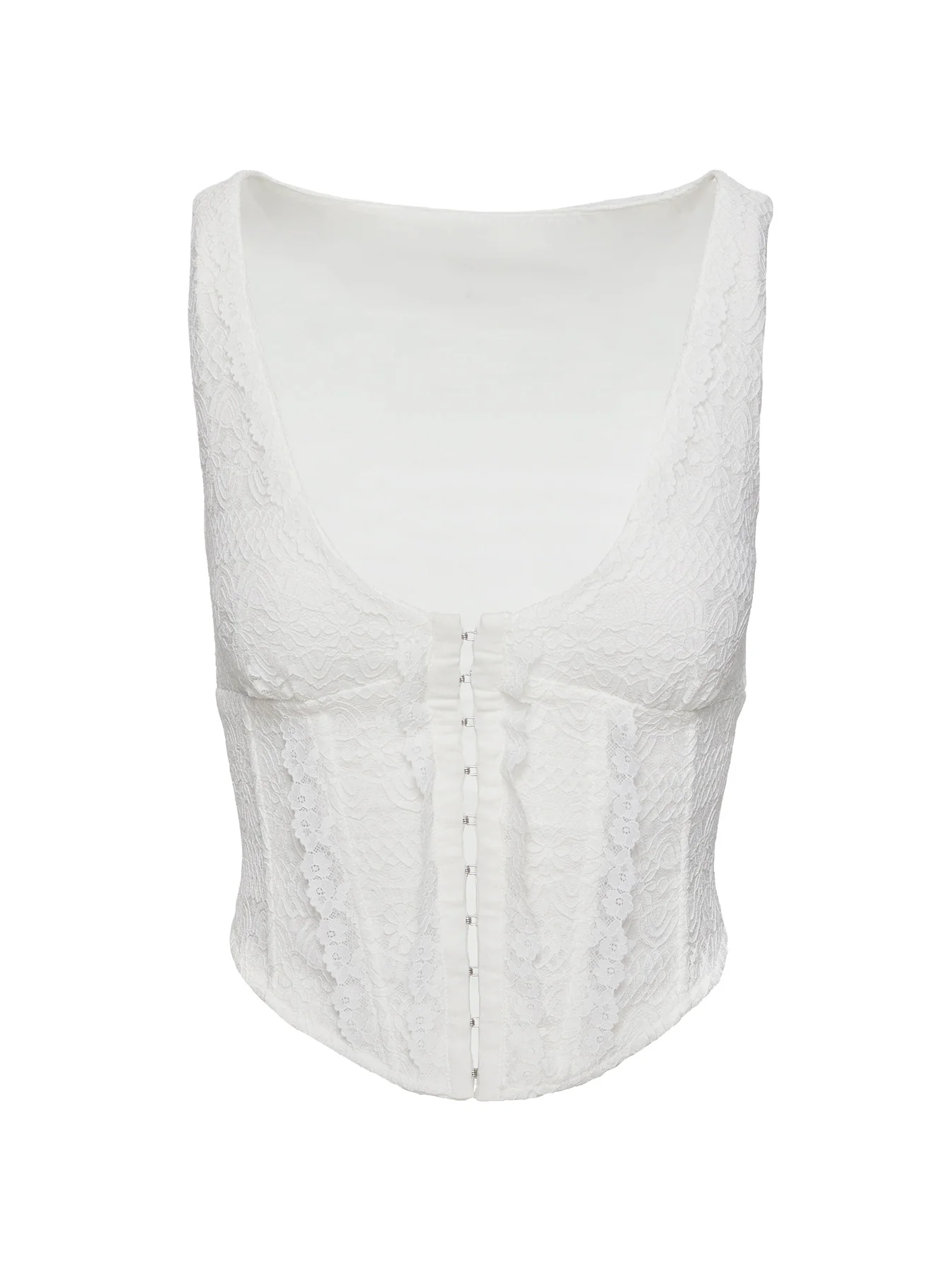 Buttacupe Lace Corset Top White - Image 5