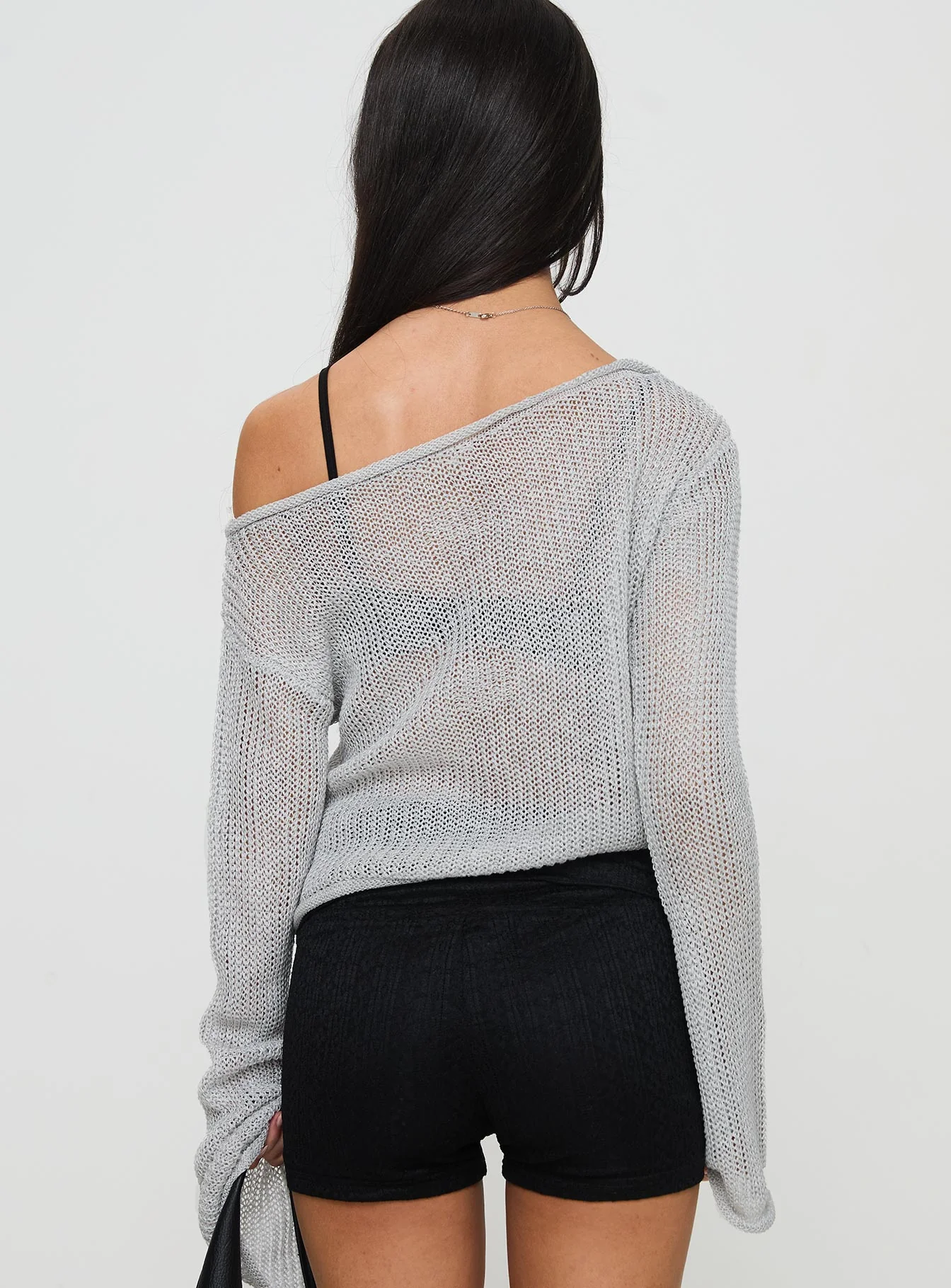 Cafe Pari Sweater Grey - Image 4