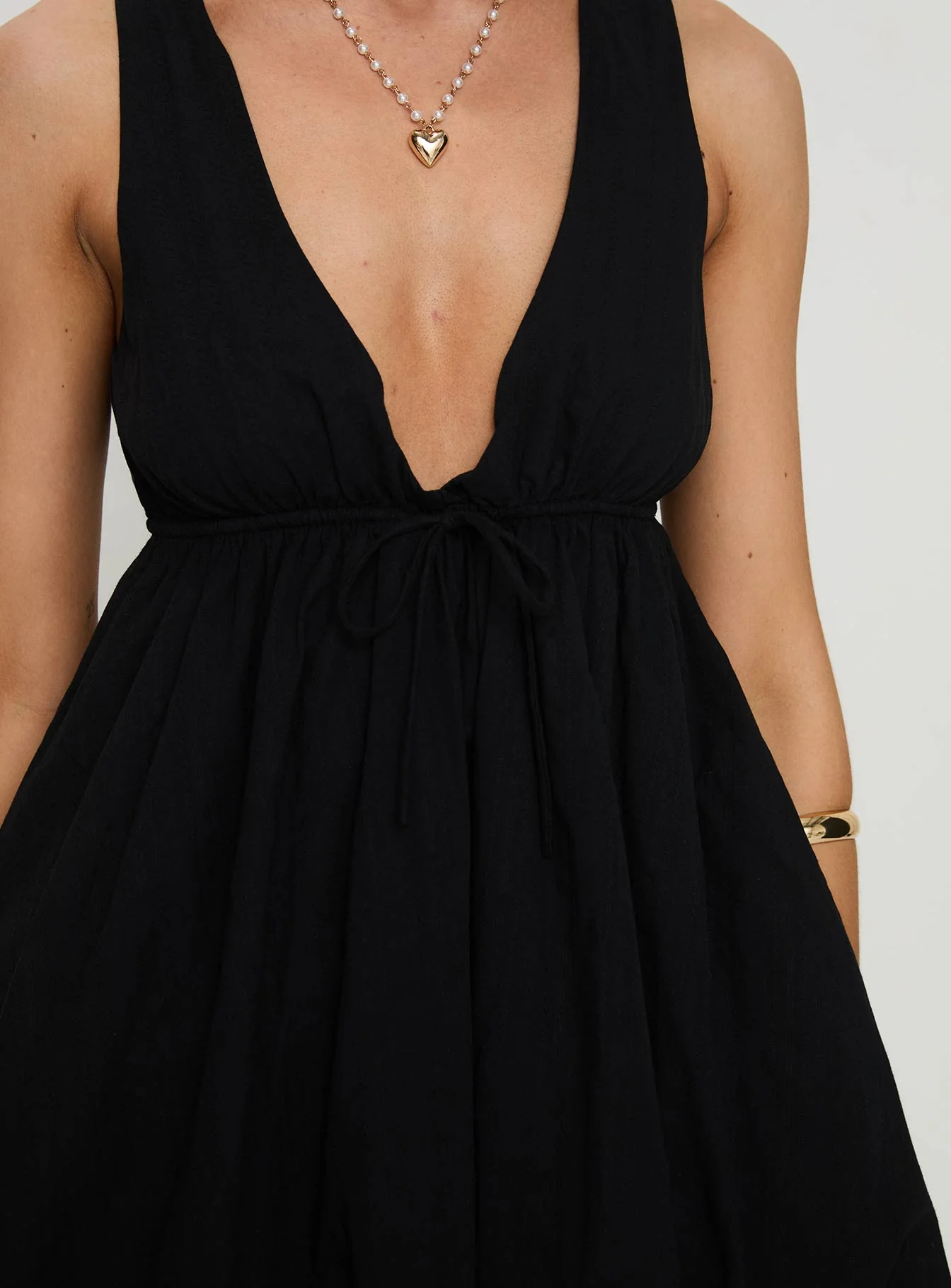 Calluna Mini Dress Black - Image 6