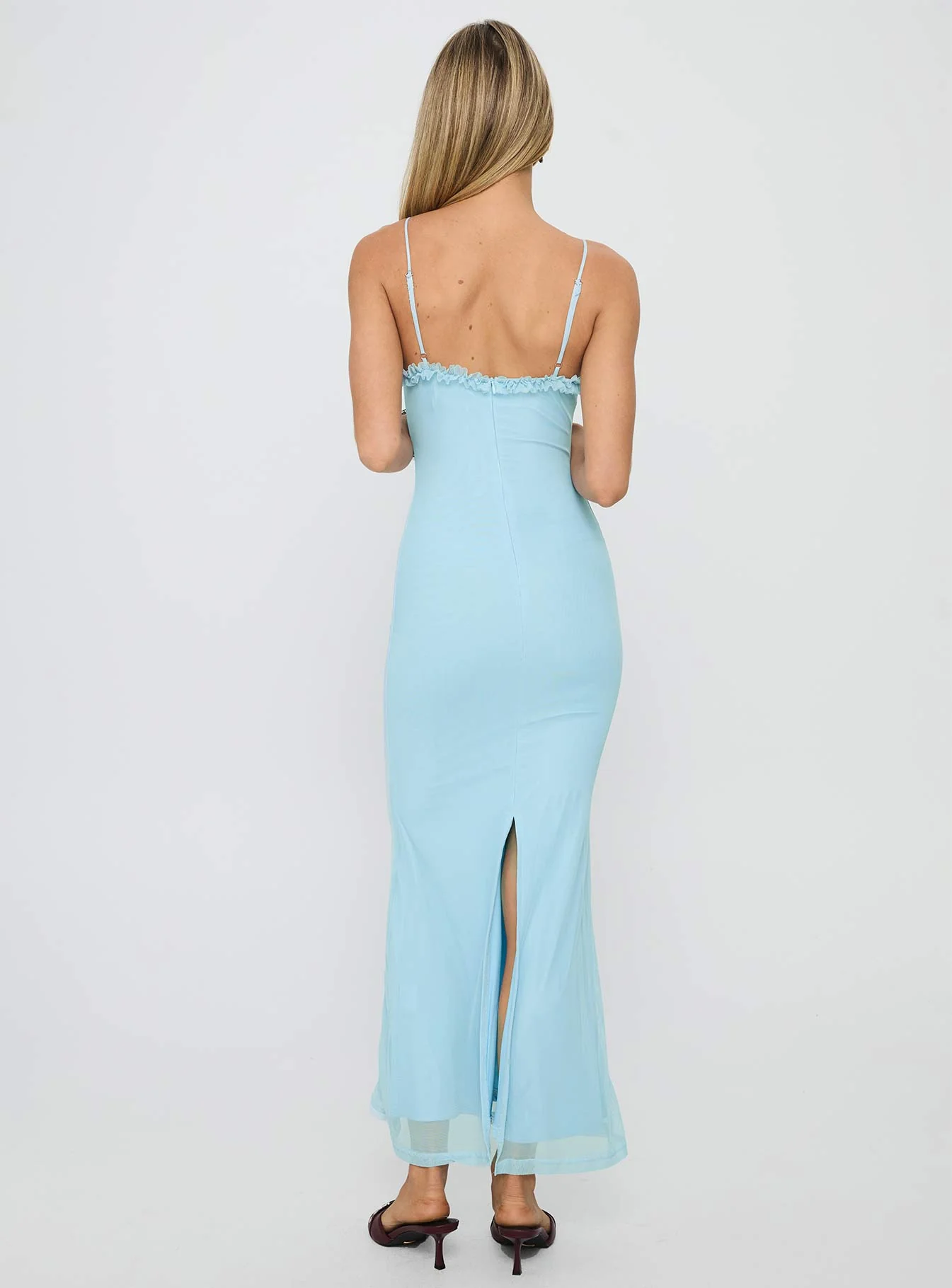 Capisce Maxi Dress Light Blue - Image 5