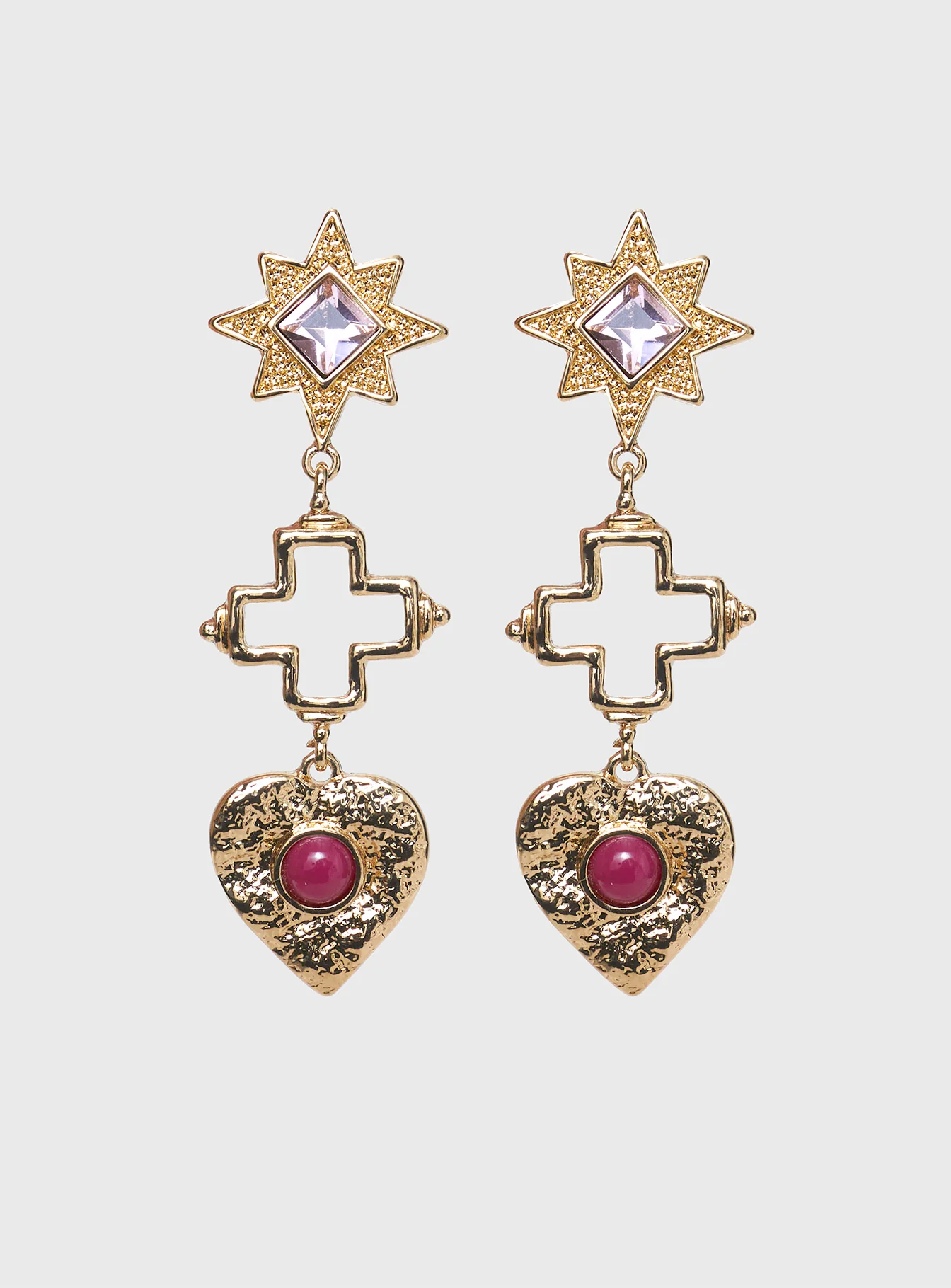 Capulet Earrings Gold - Image 2