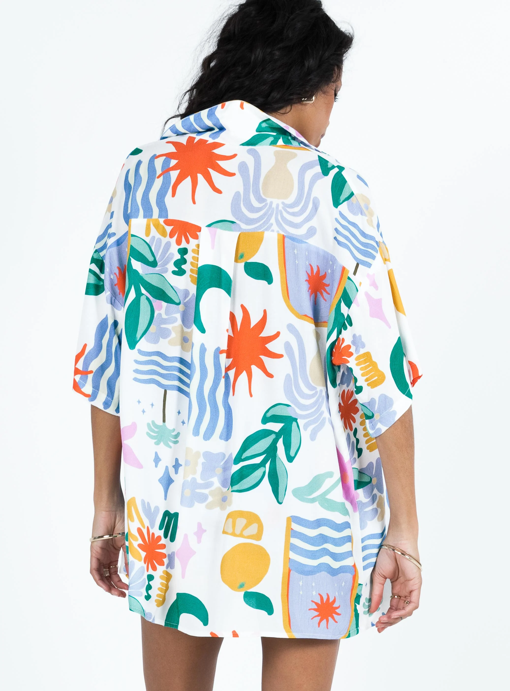 Caraliia Shirt Blue Multi - Image 6