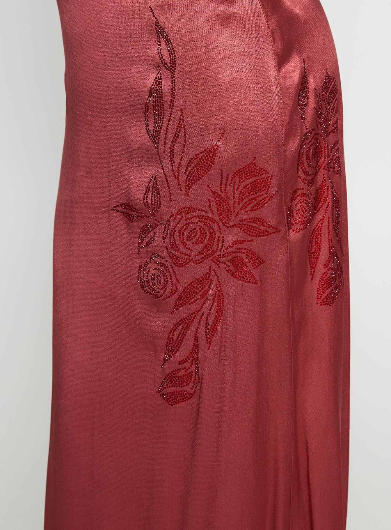 Catch You Up Beaded Maxi Dress Red - Image 6