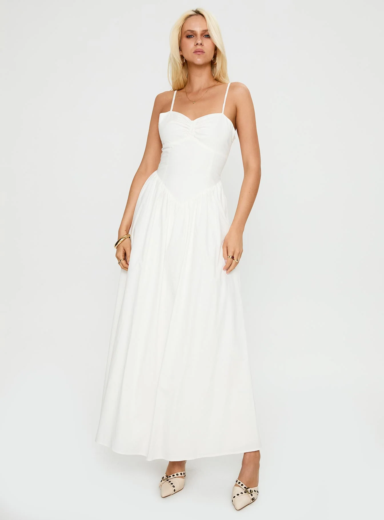 Ceremonious Maxi Dress White - Image 2