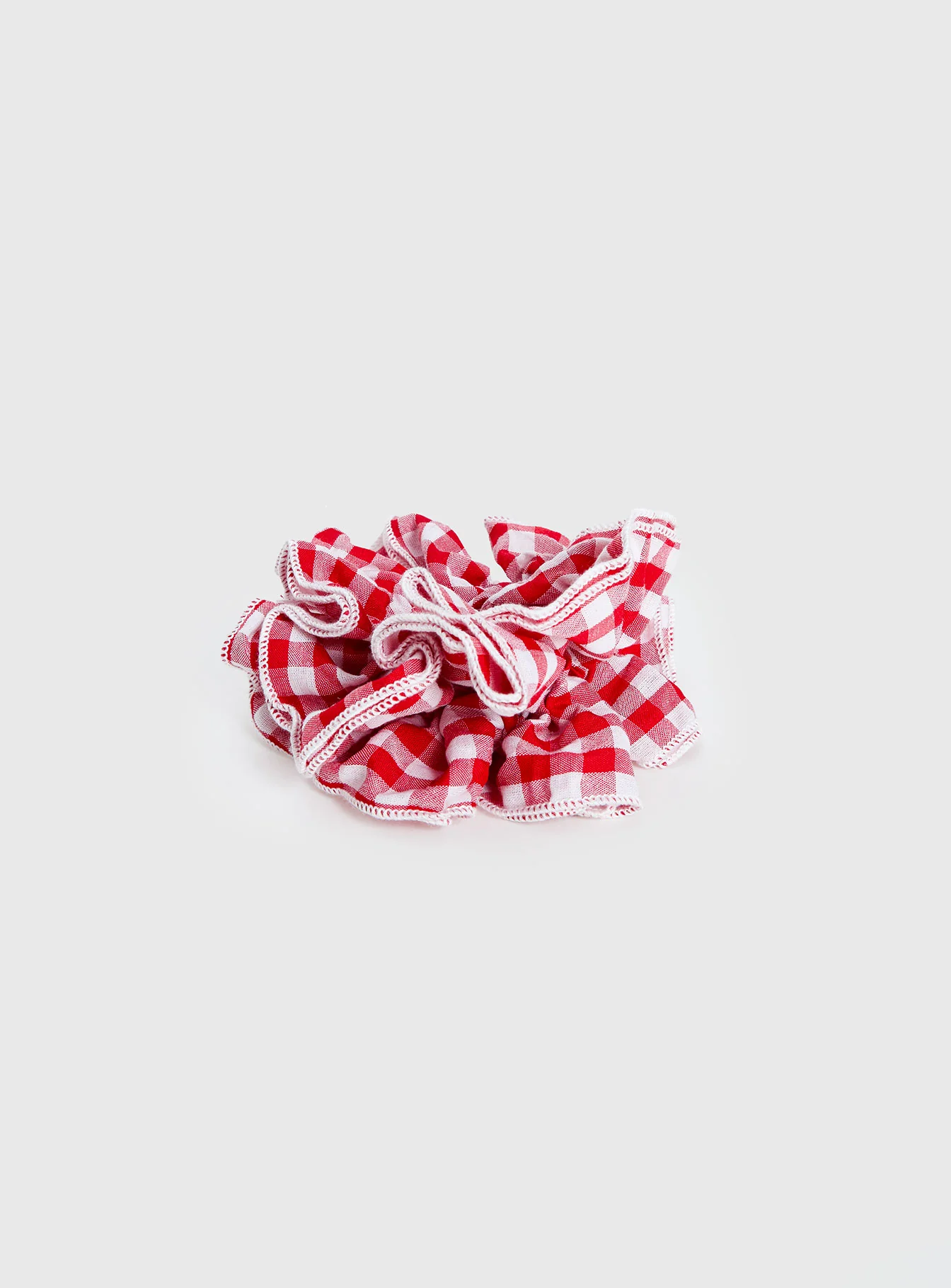 Cheshire Scrunchie Red Gingham - Image 3