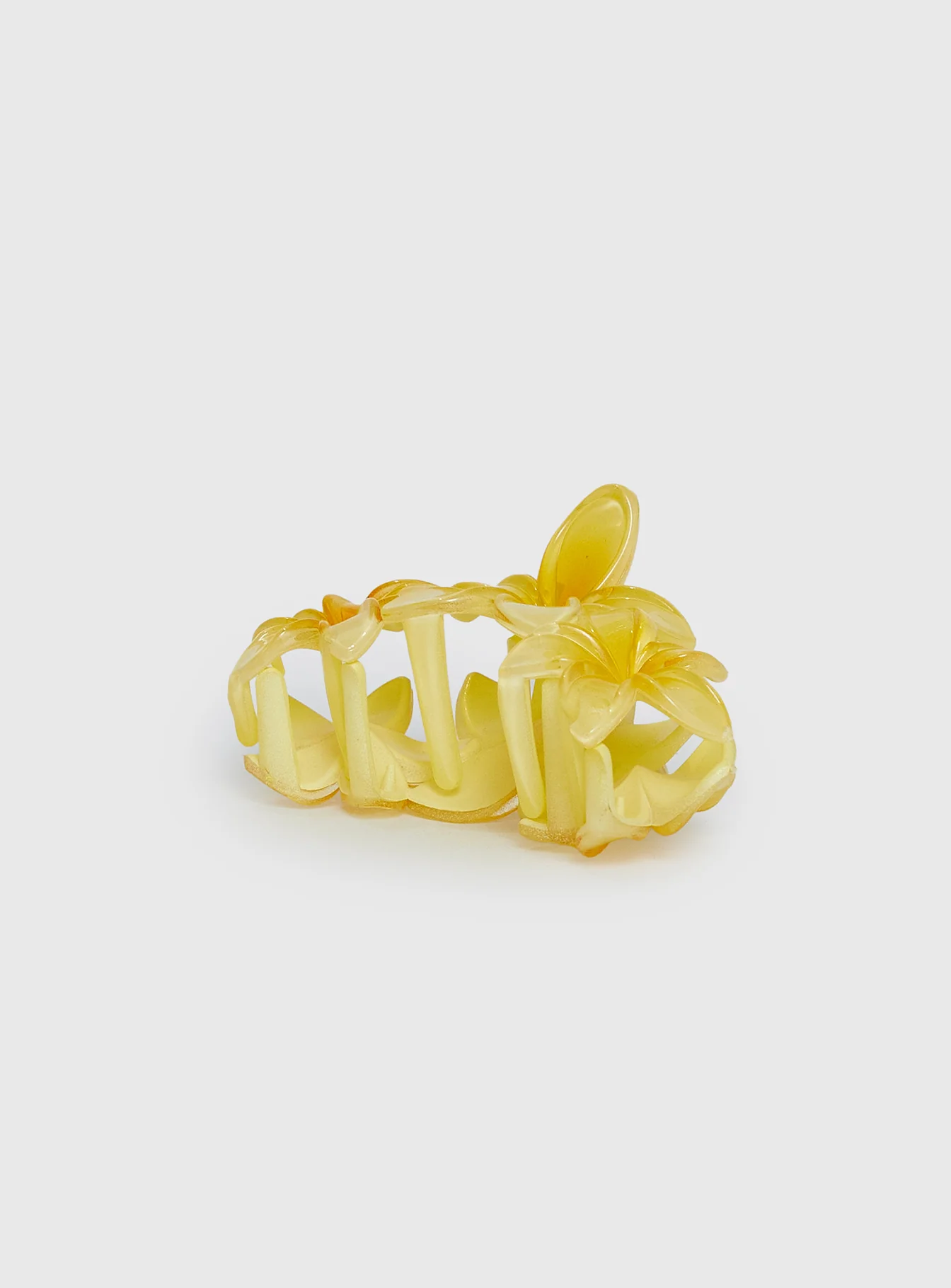Chianti Frangipani Claw Clip Yellow - Image 4