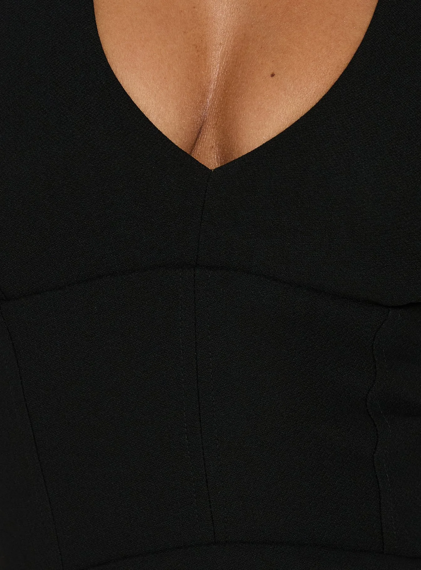 Claudina Halter Playsuit Black - Image 5