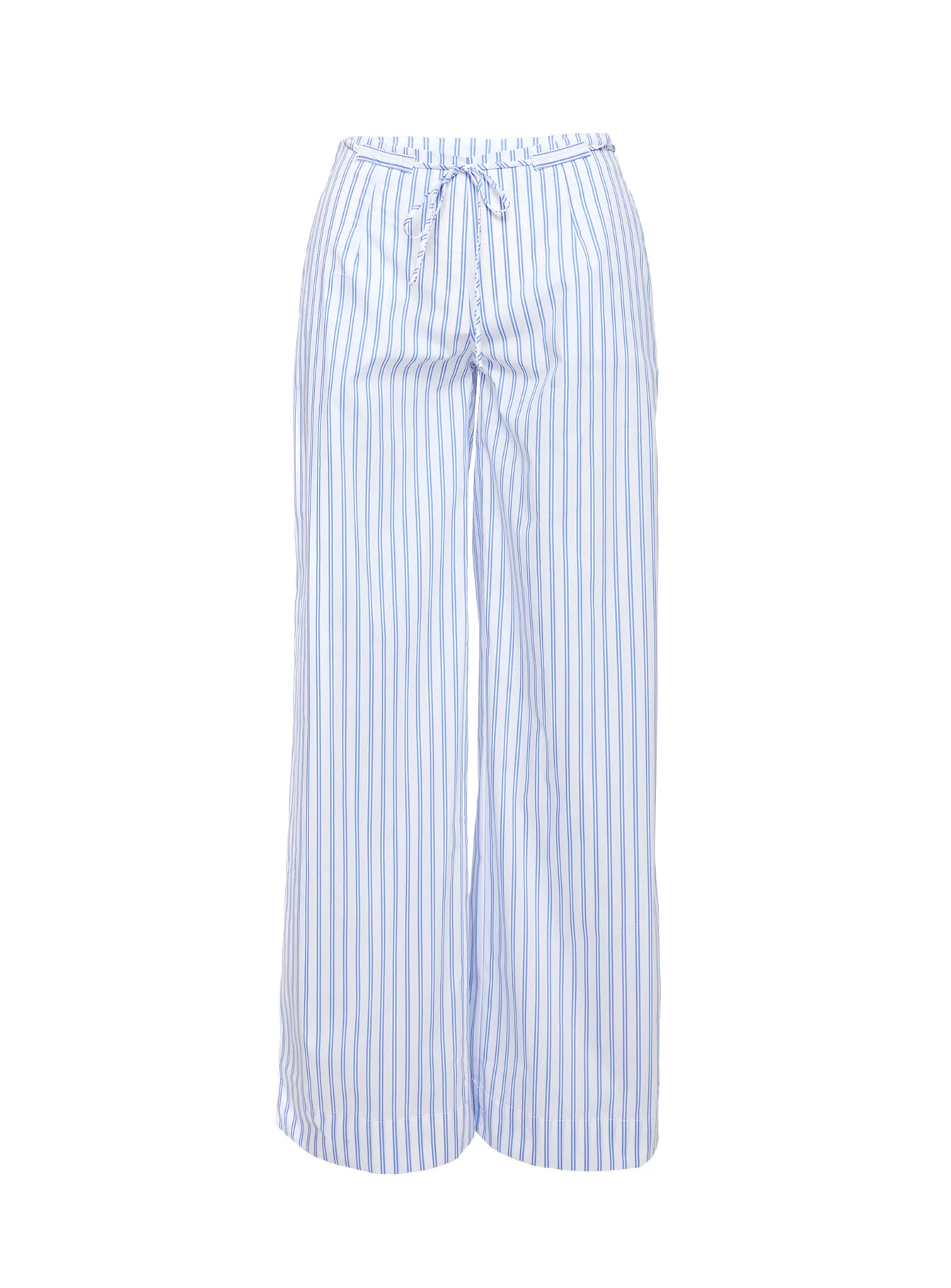 Collied Low Rise Pants Blue / White Stripe - Image 11