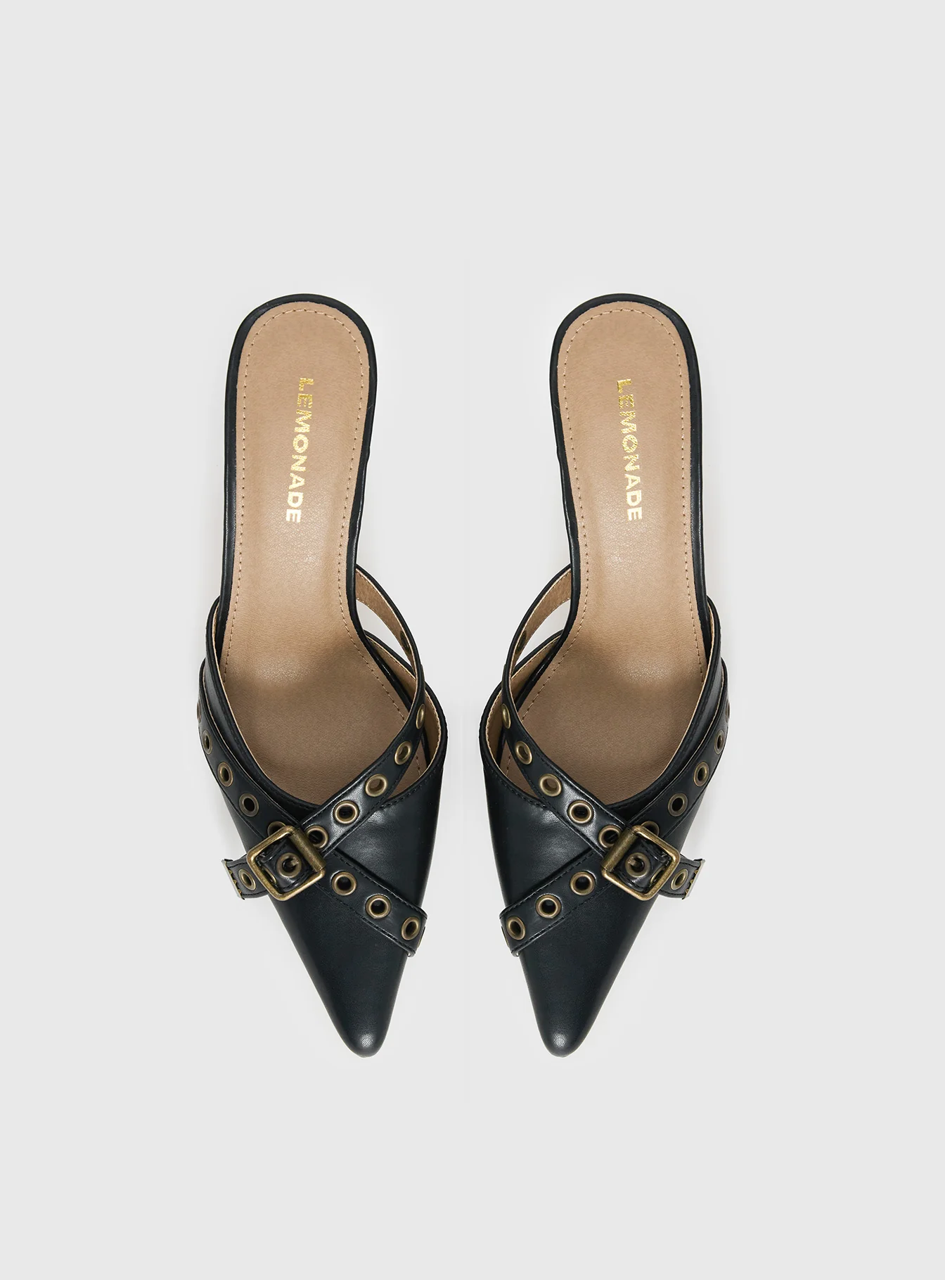 Compelling Pointed Toe Heels Black - Image 5