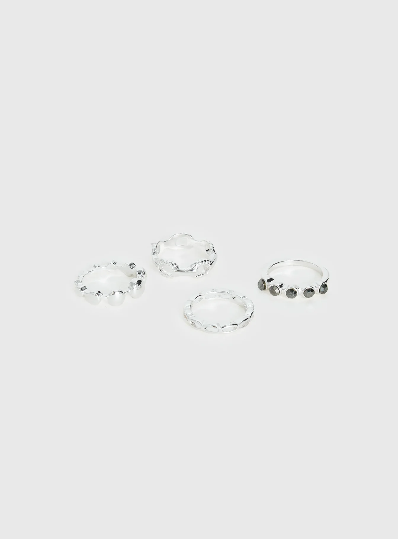 Cosmic Crush Ring Pack Silver - Image 2