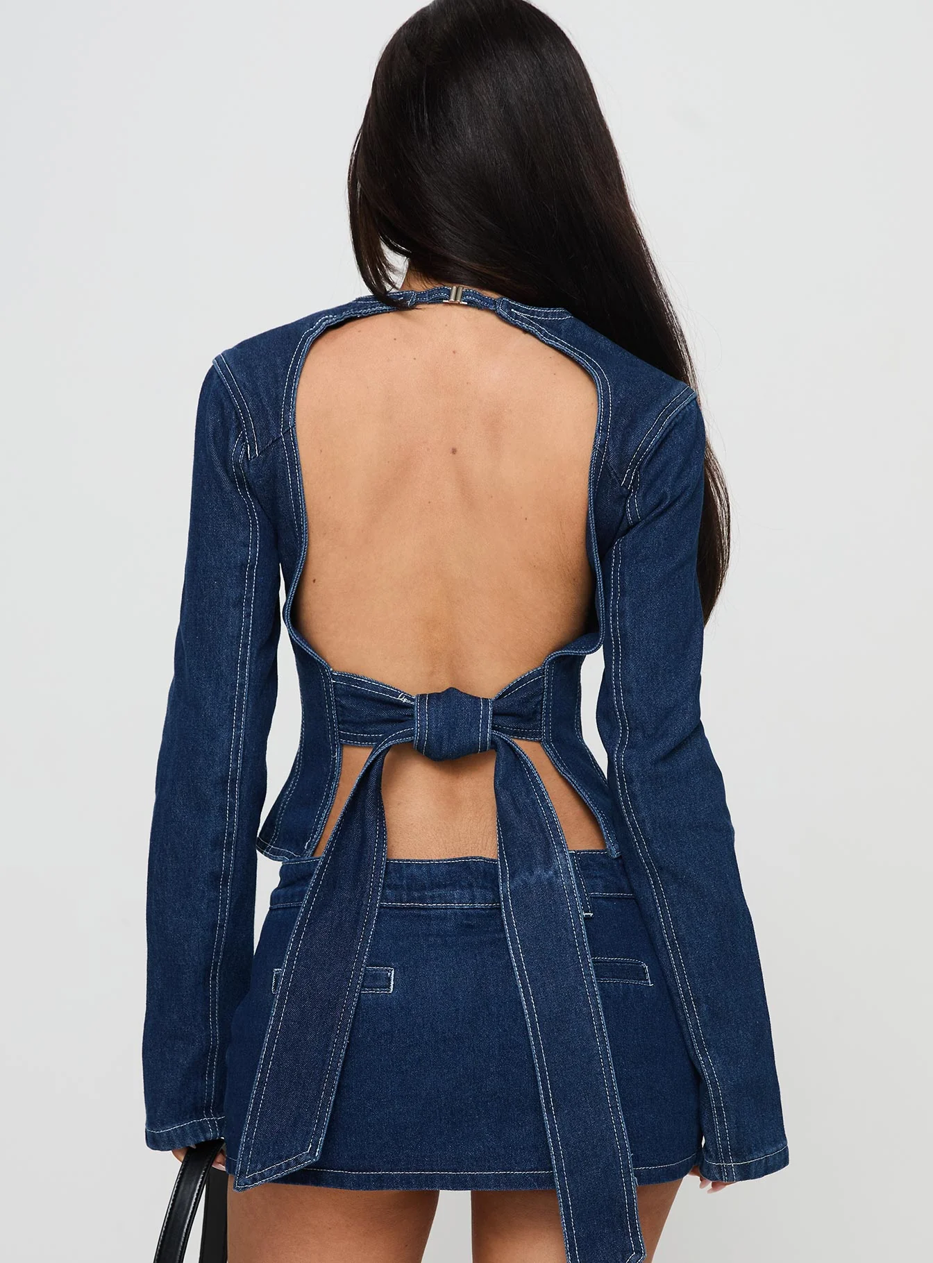 Countryside Long Sleeve Top Denim - Image 5