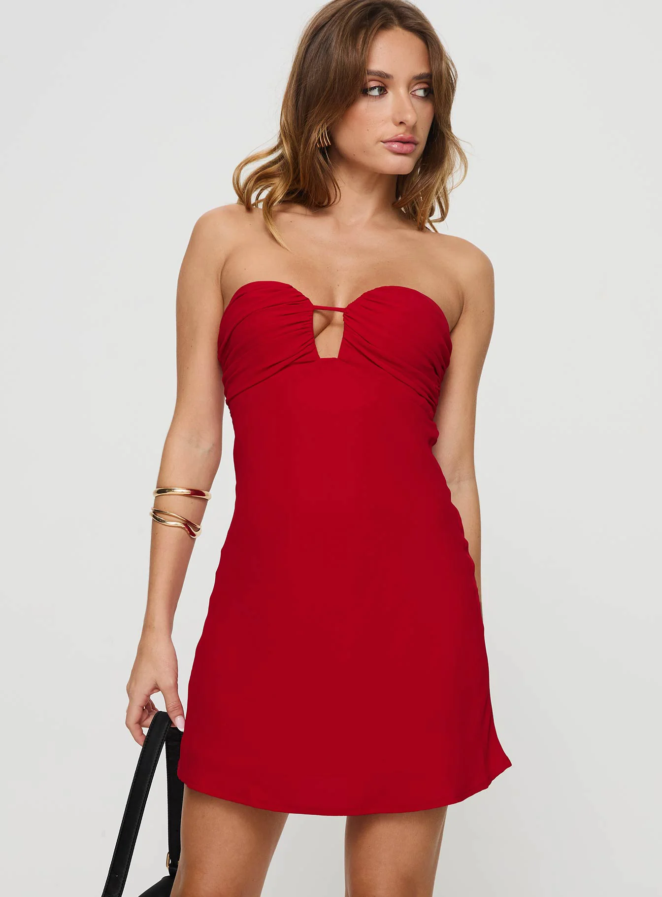 Cyprian Mini Dress Red - Image 2