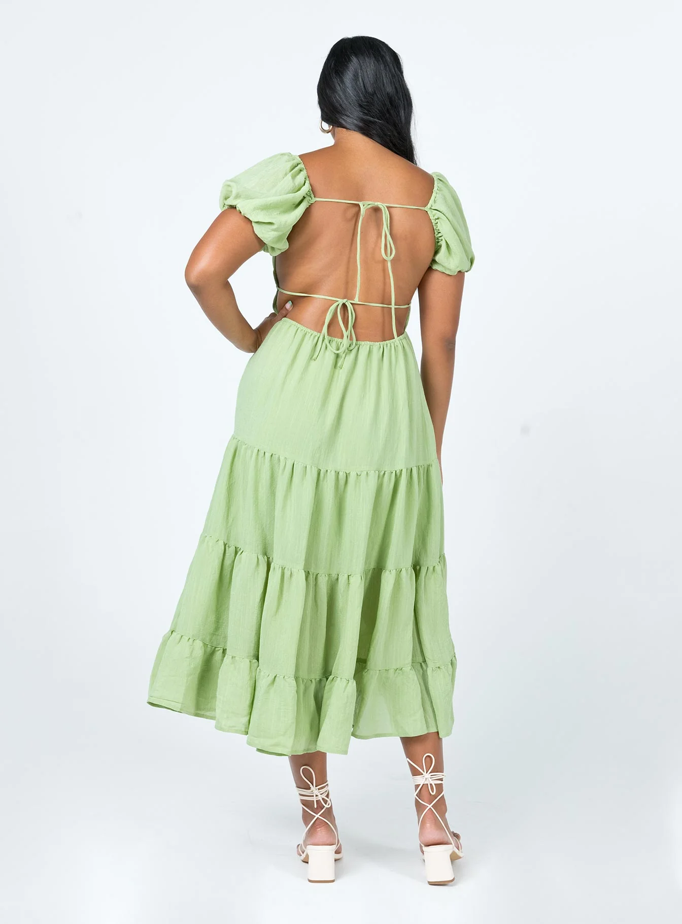 Danny Midi Dress Green - Image 5