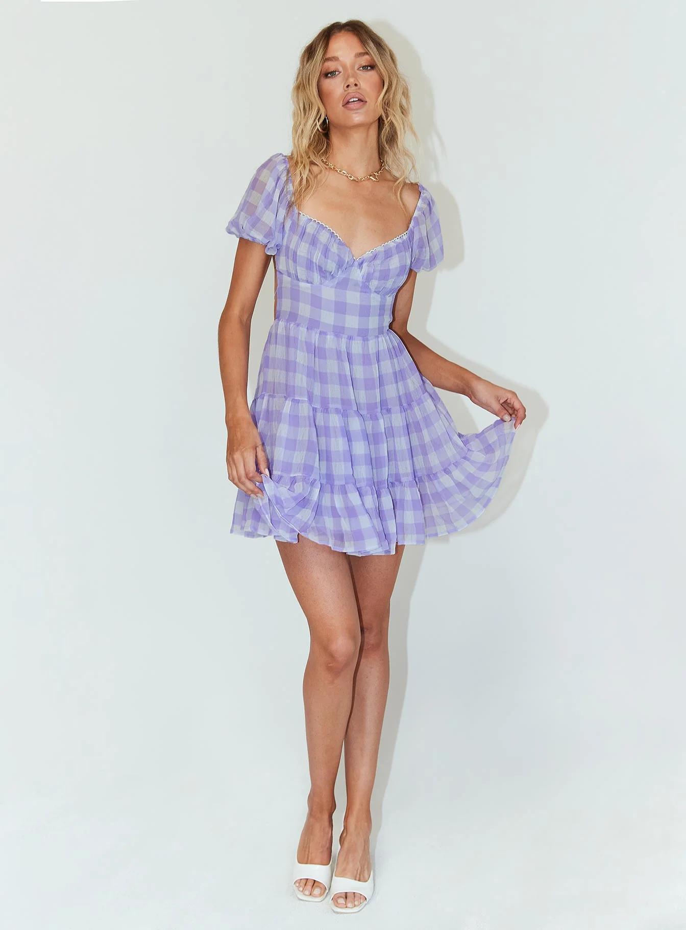 Danny Mini Dress Lilac - Image 3