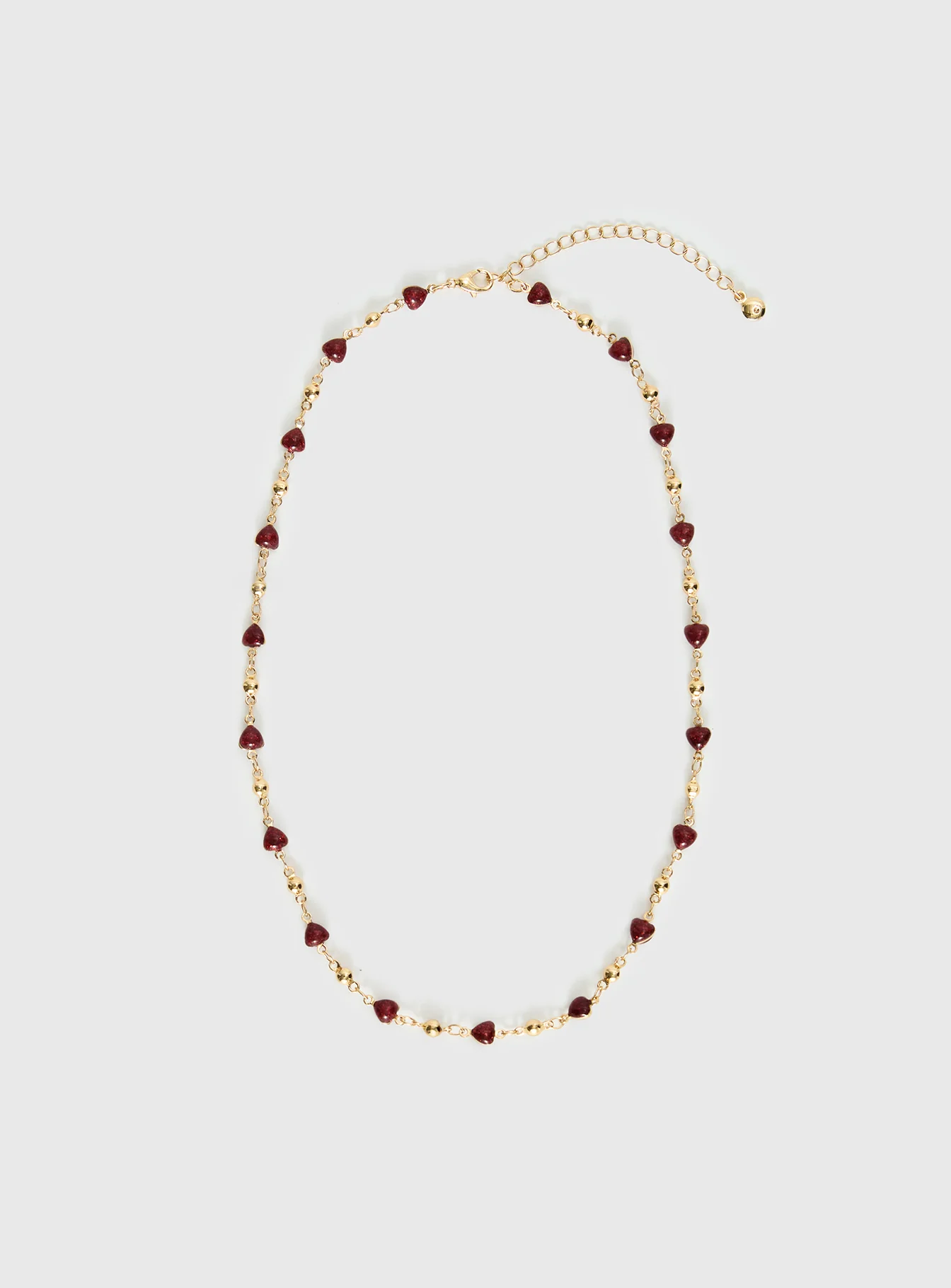 Daqiuri Necklace Gold / Red - Image 2