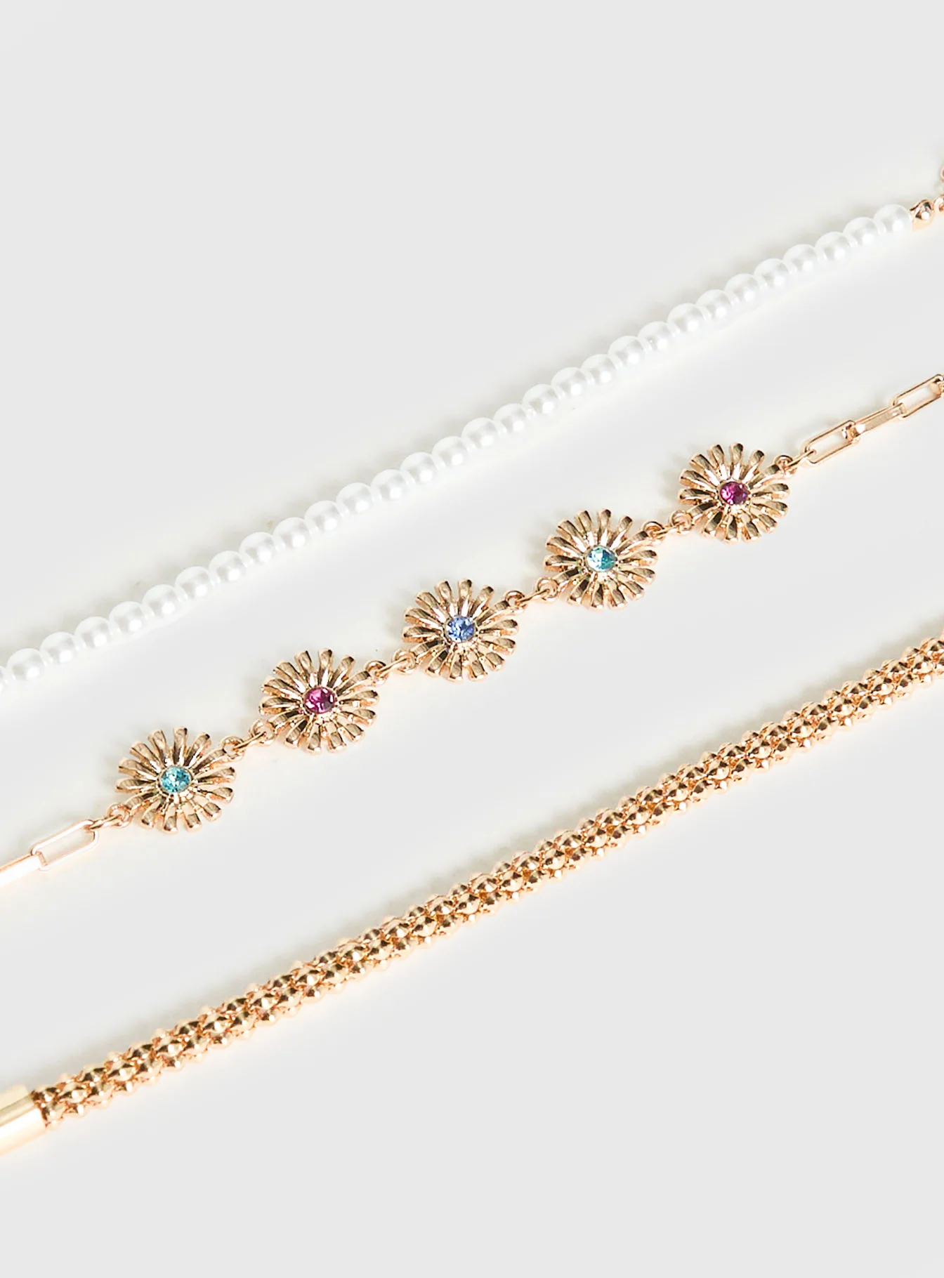 Del Rio Layered Bracelet Gold - Image 3