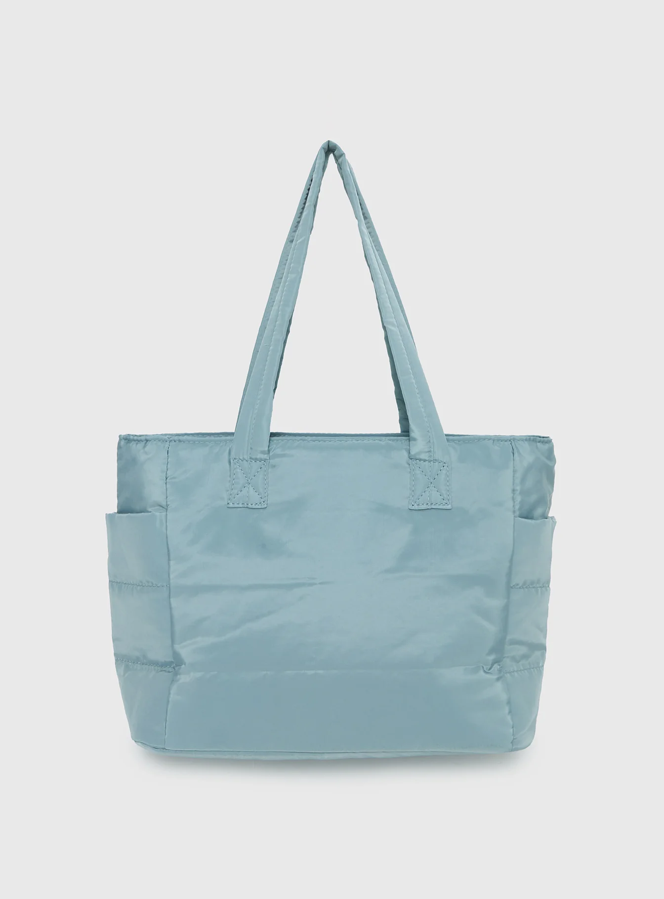 Delicacy Puff Tote Bag Blue - Image 3