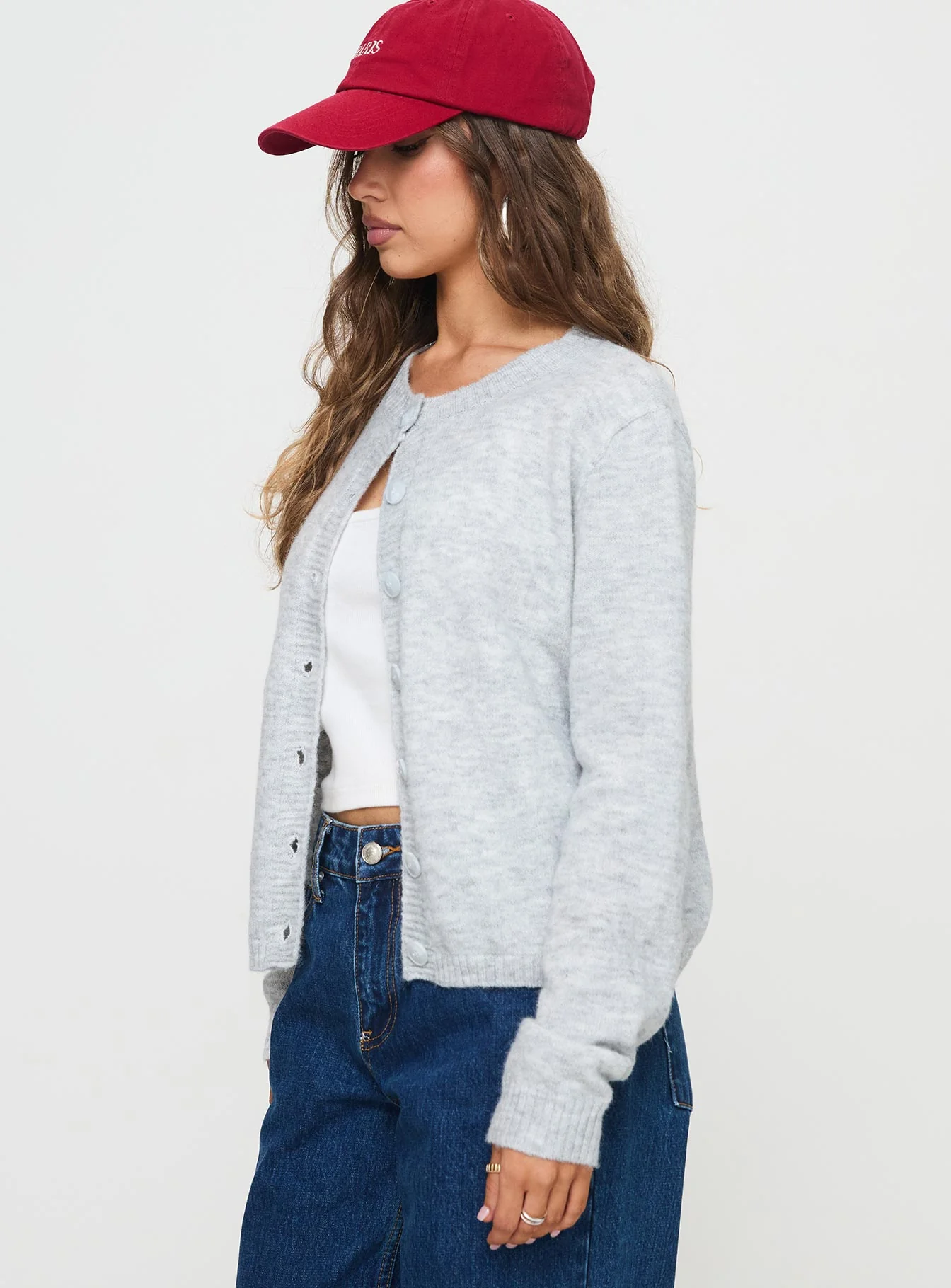 Denmark Cardigan Grey - Image 4