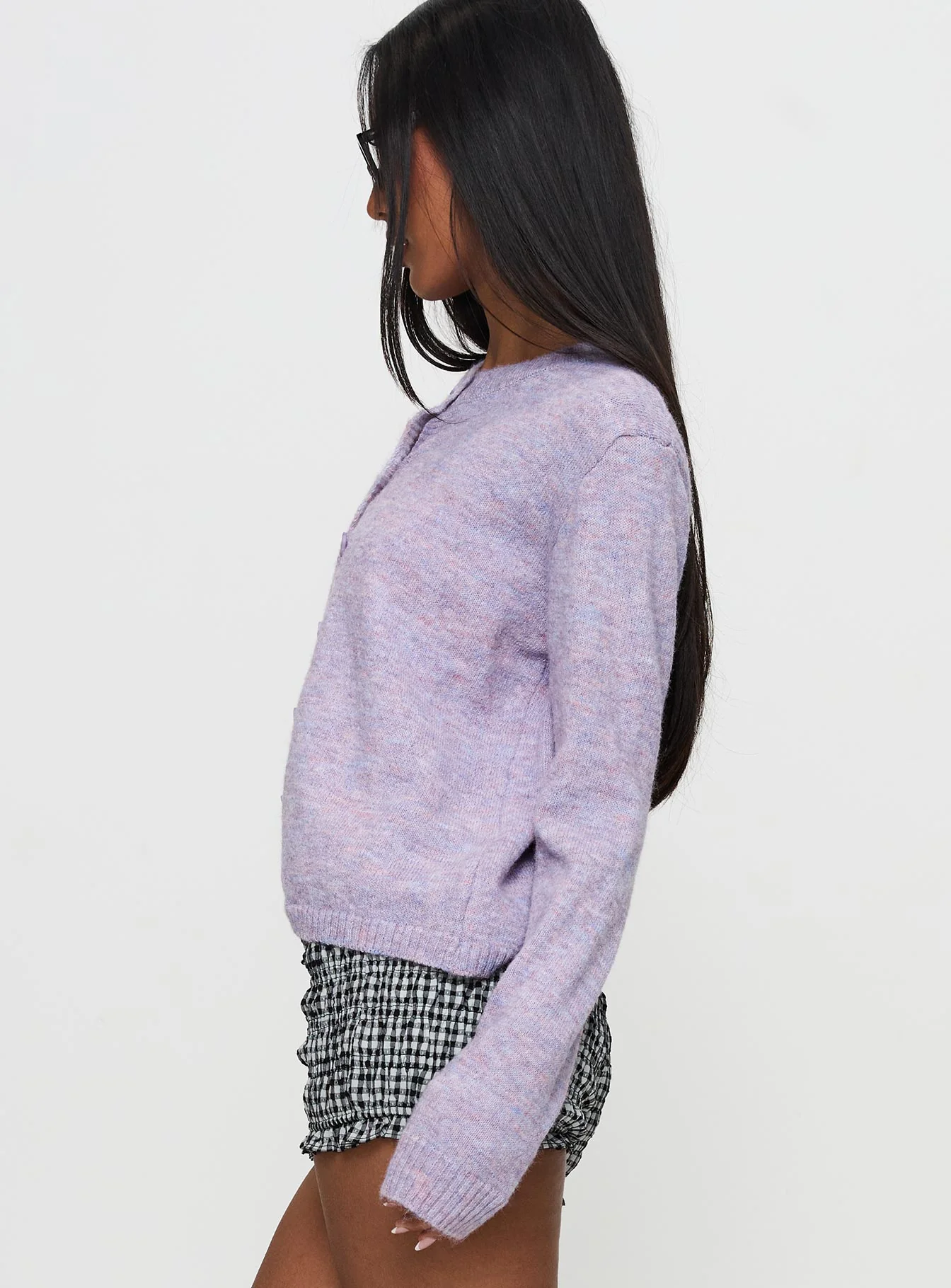 Denmark Cardigan Lilac - Image 3