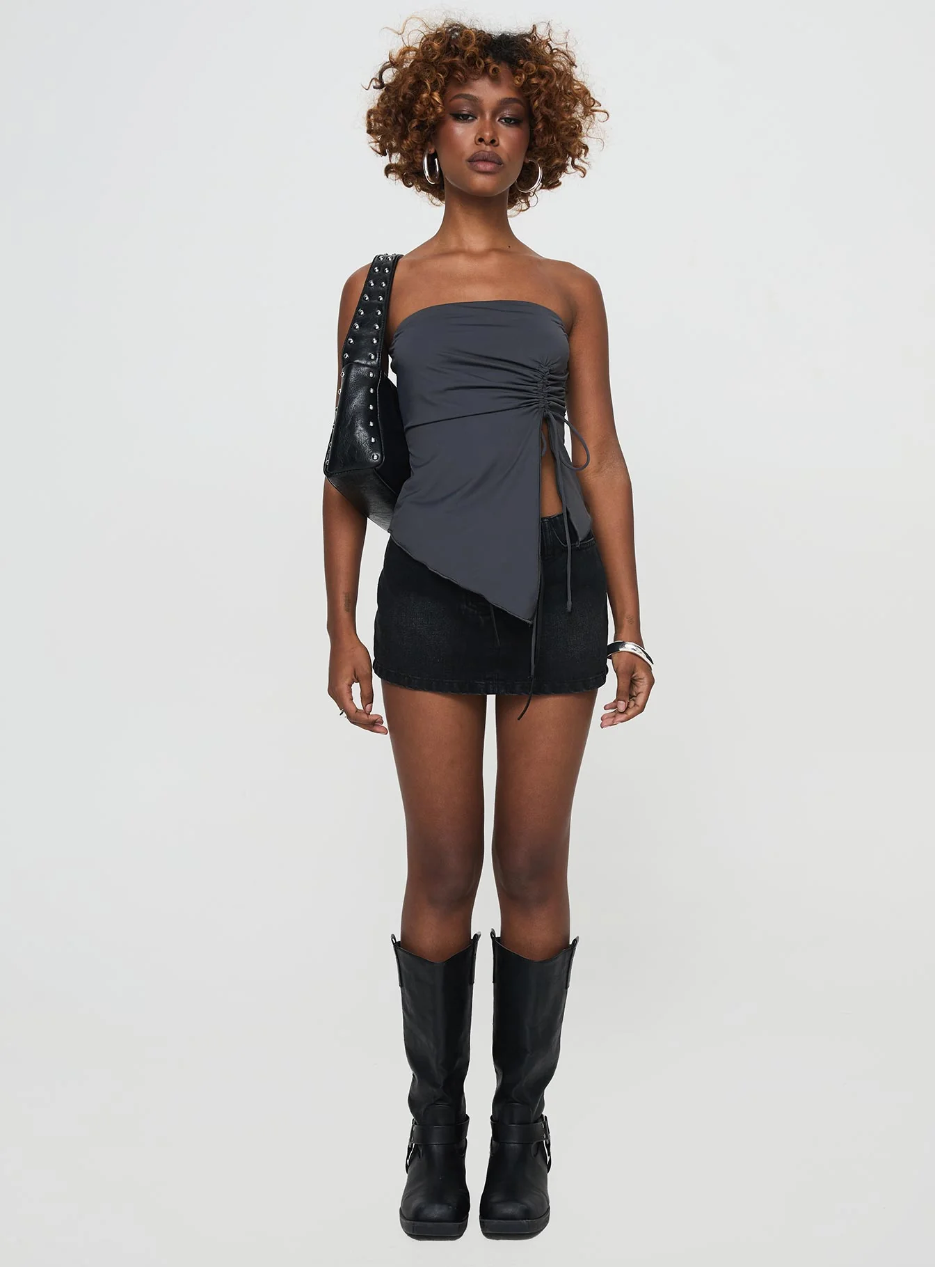 Dessy Strapless Top Slate - Image 7
