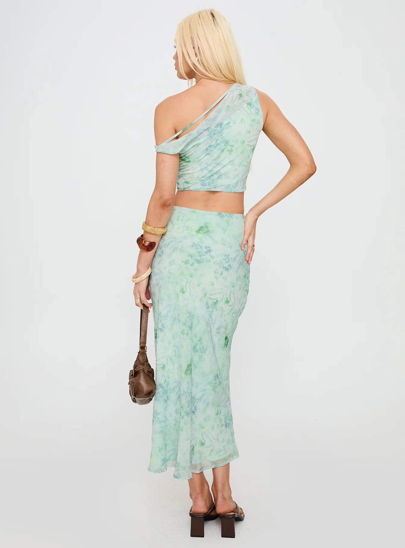 Devereaux One Shoulder Set Green - Image 5