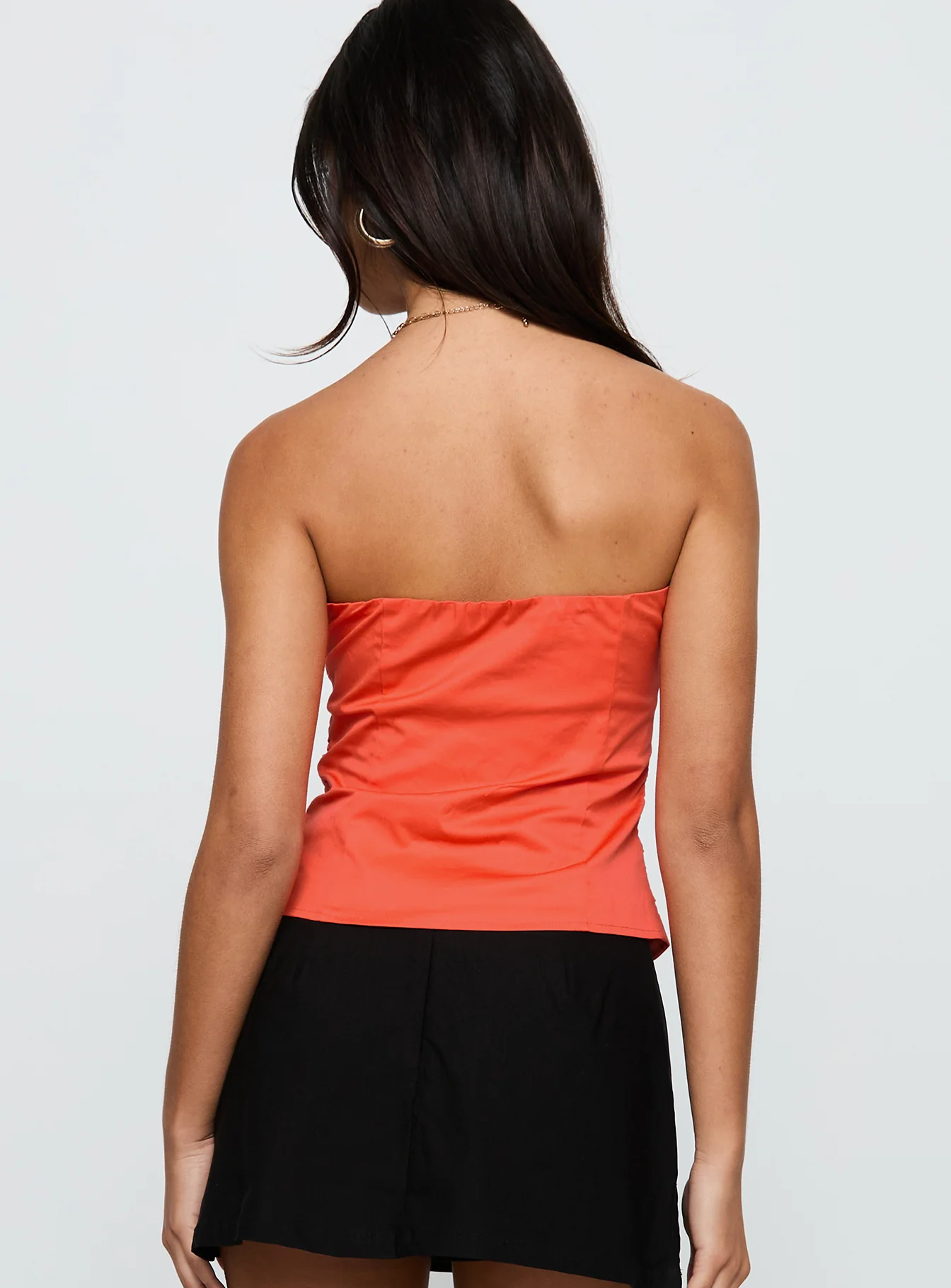 Diamonds Are Forever Strapless Top Orange - Image 4