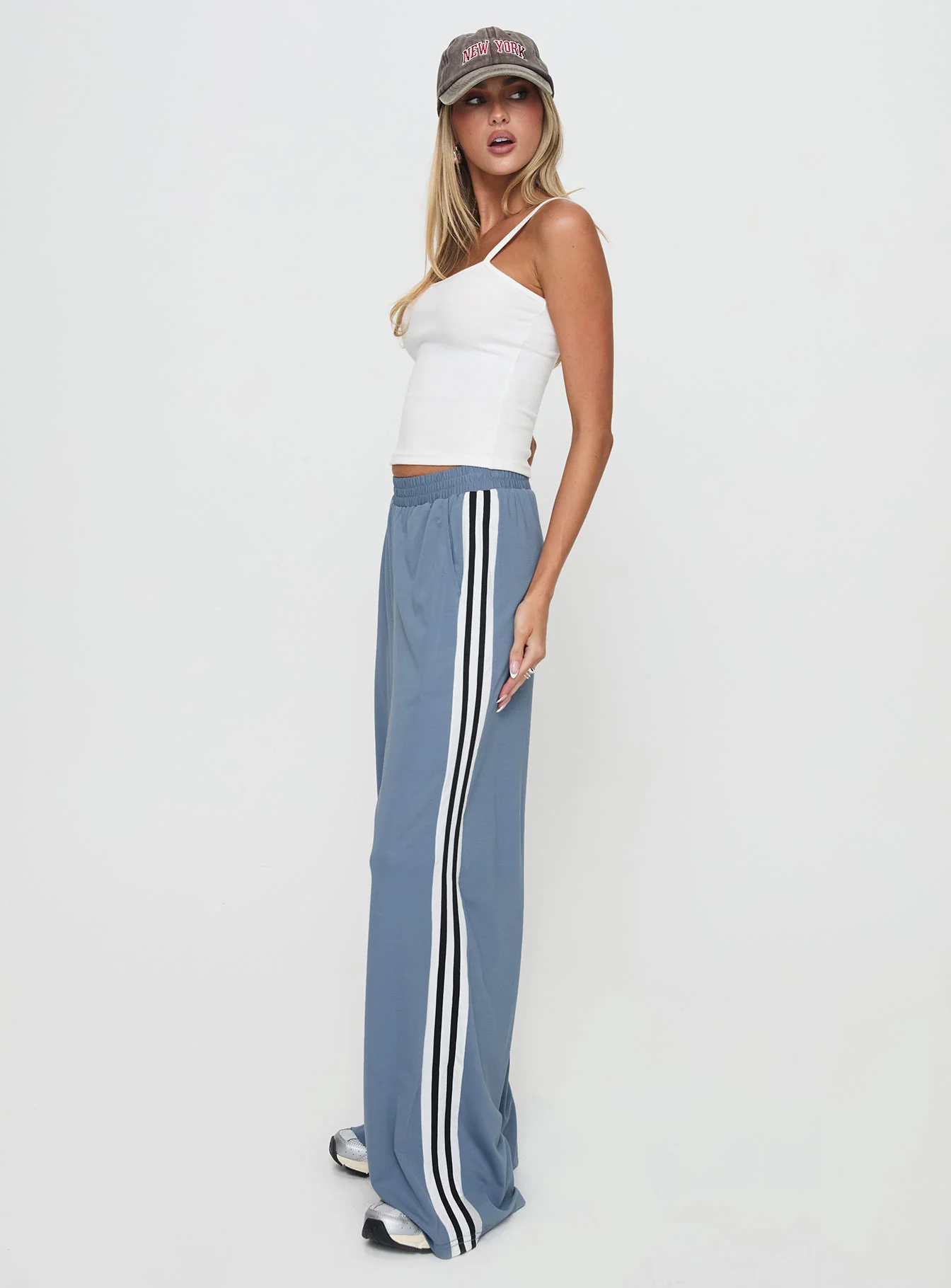Dime Track Pants Blue - Image 4