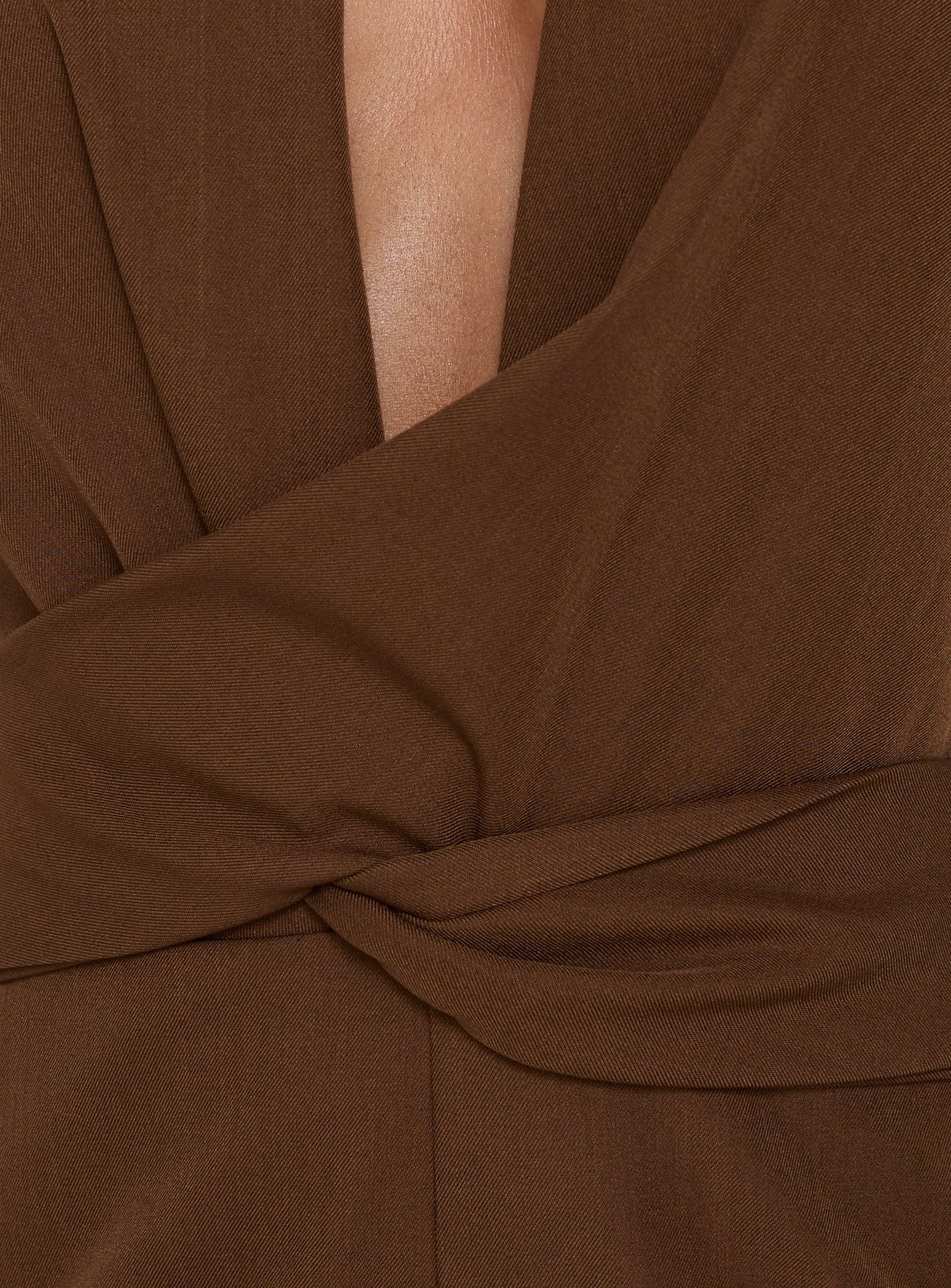 Dolana Halter Romper Chocolate - Image 5