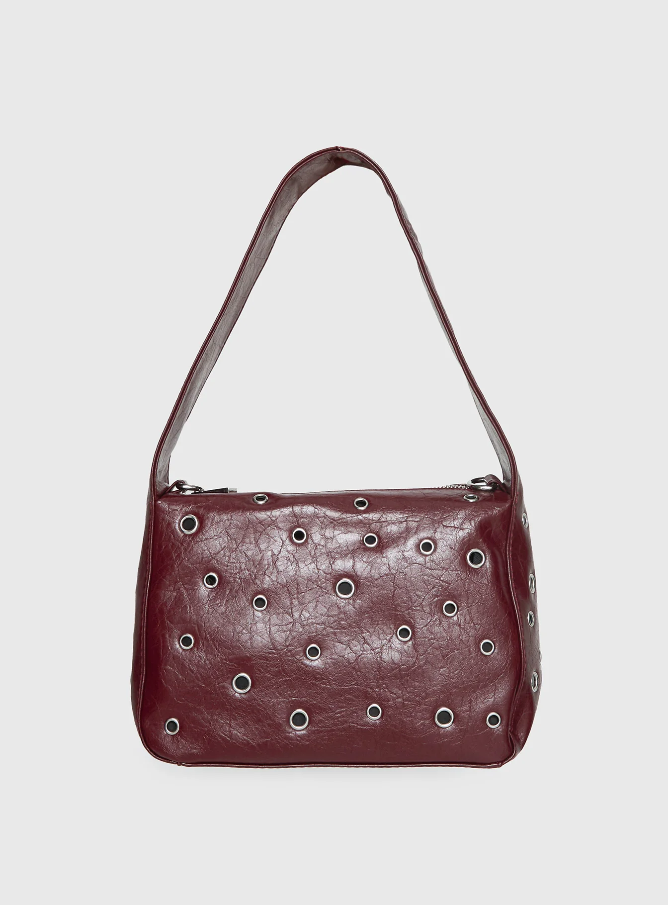 Dream Came True Eyelet Shoulder Bag Cherry - Image 2