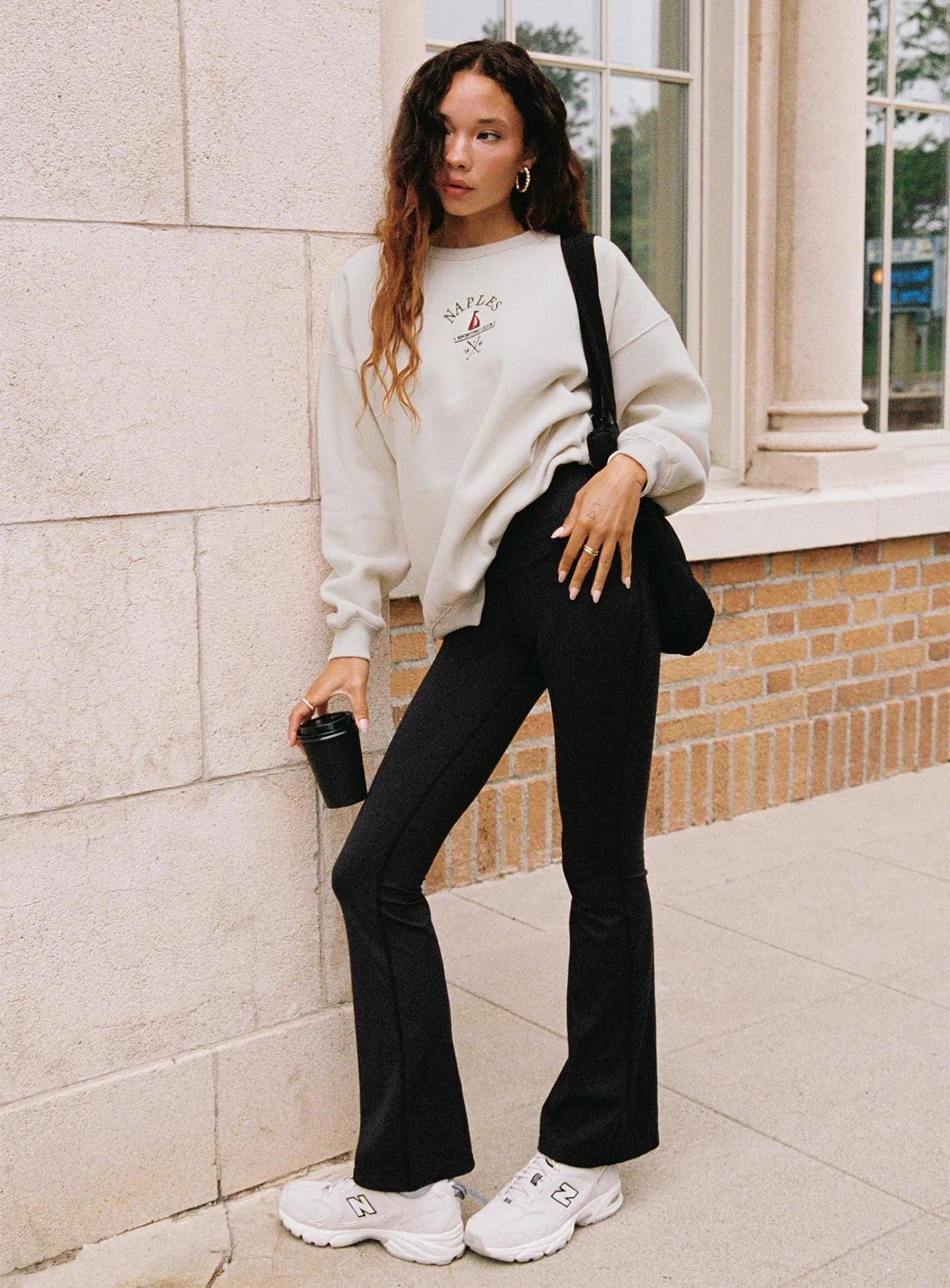 Dream Fleece Classic Crewneck Sweater Beige - Image 2