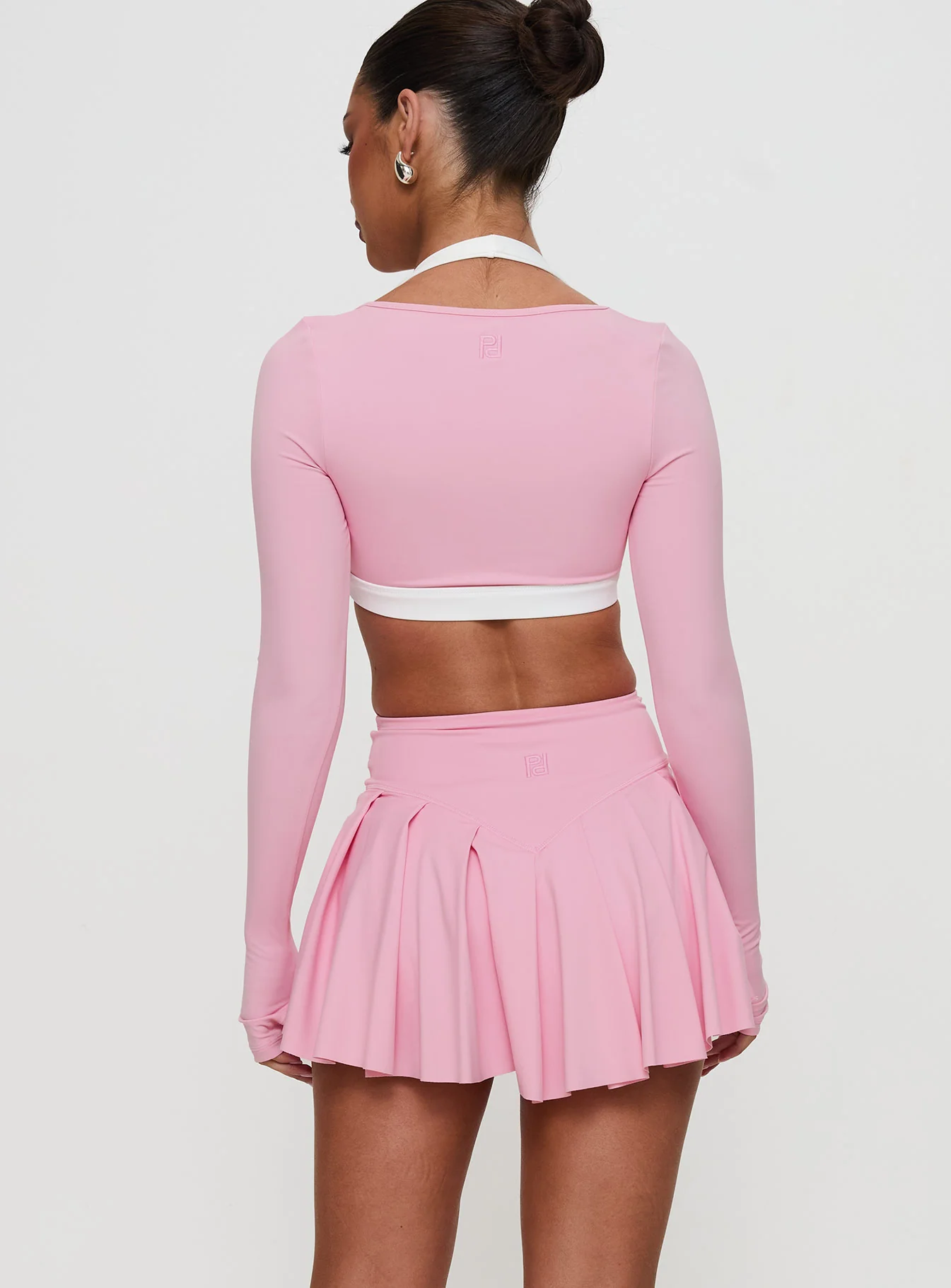 Dynamic Pleat Active Skort Pink - Image 5