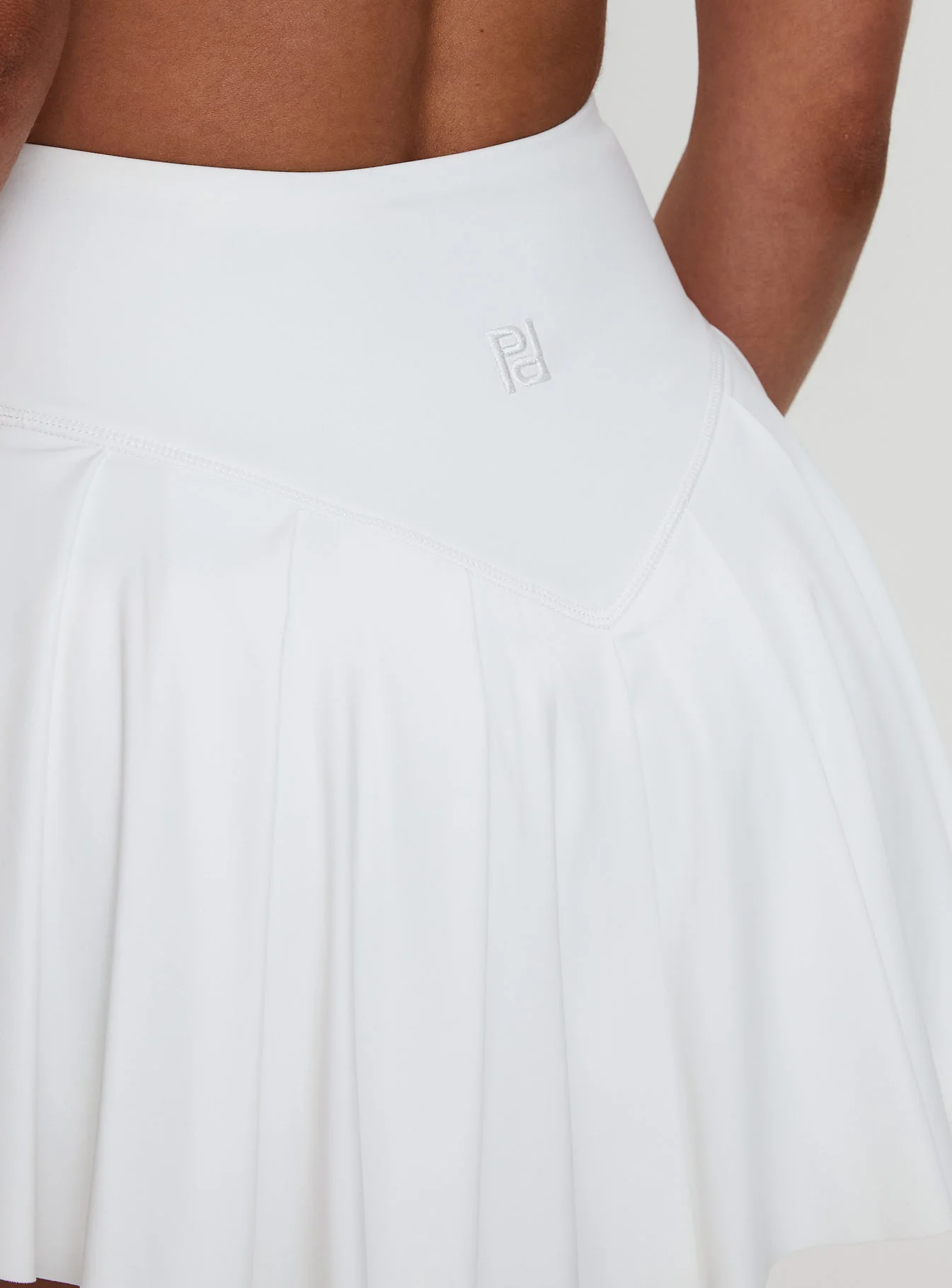 Dynamic Pleat Active Skort White - Image 6