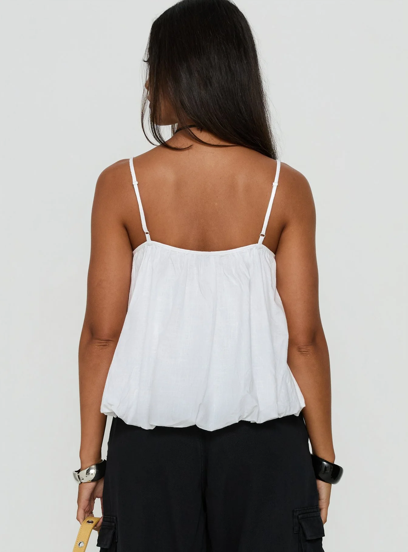 Elfina Babydoll Bubble Top White - Image 5
