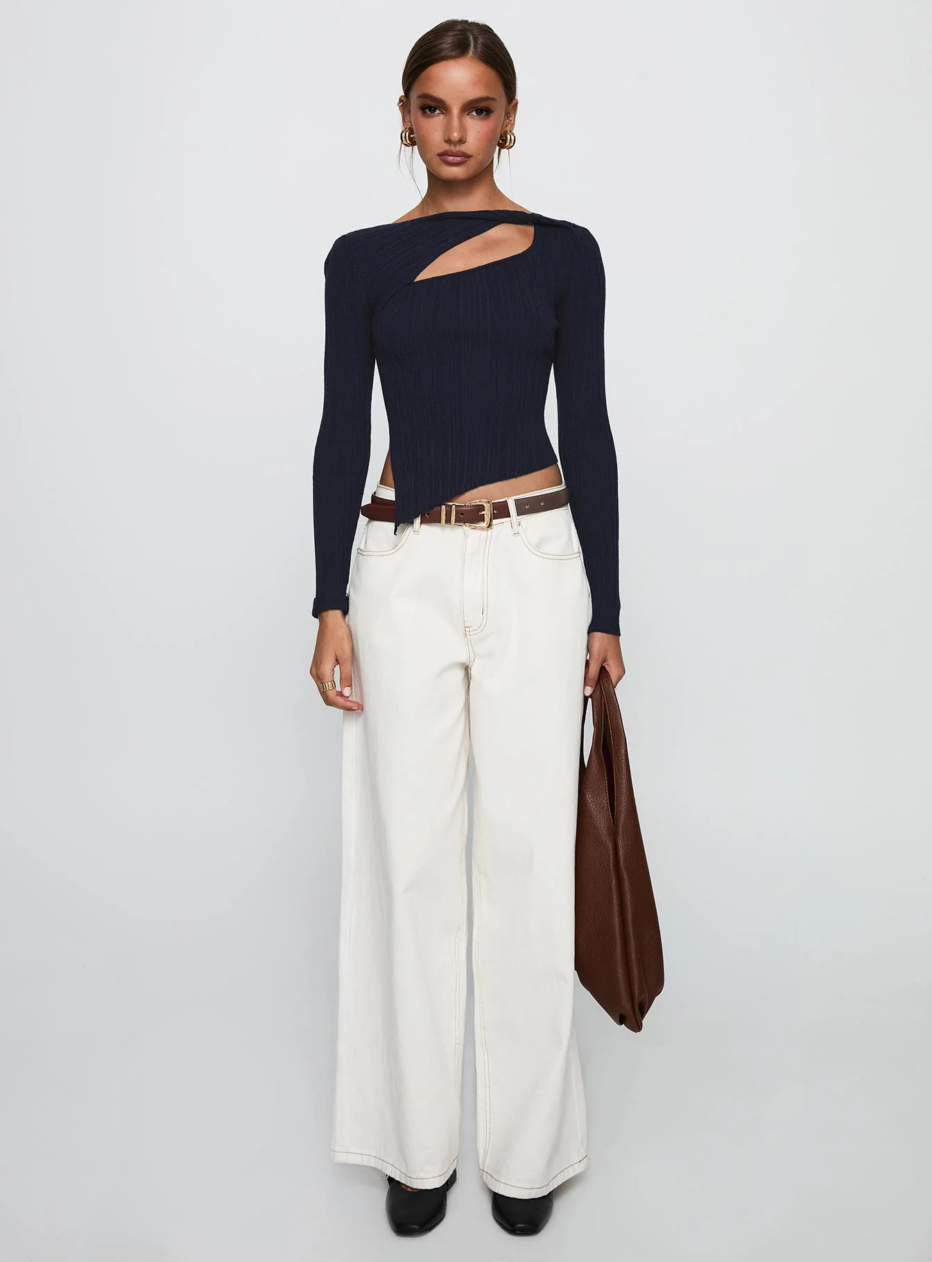 Ellara Long Sleeve Top Blue - Image 7